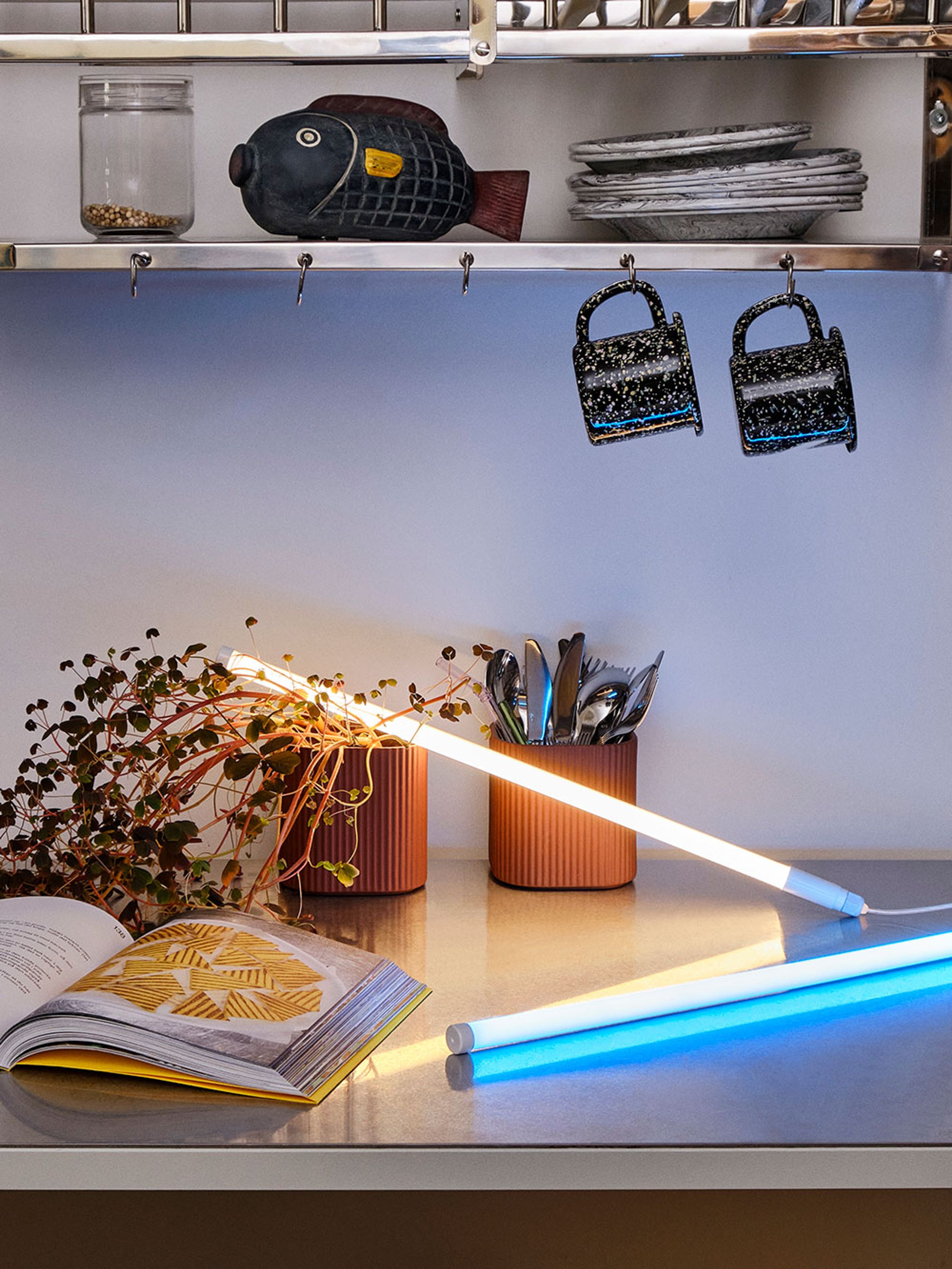 HAY - Lampe - Neon Tube LED Slim - Large - Yellow