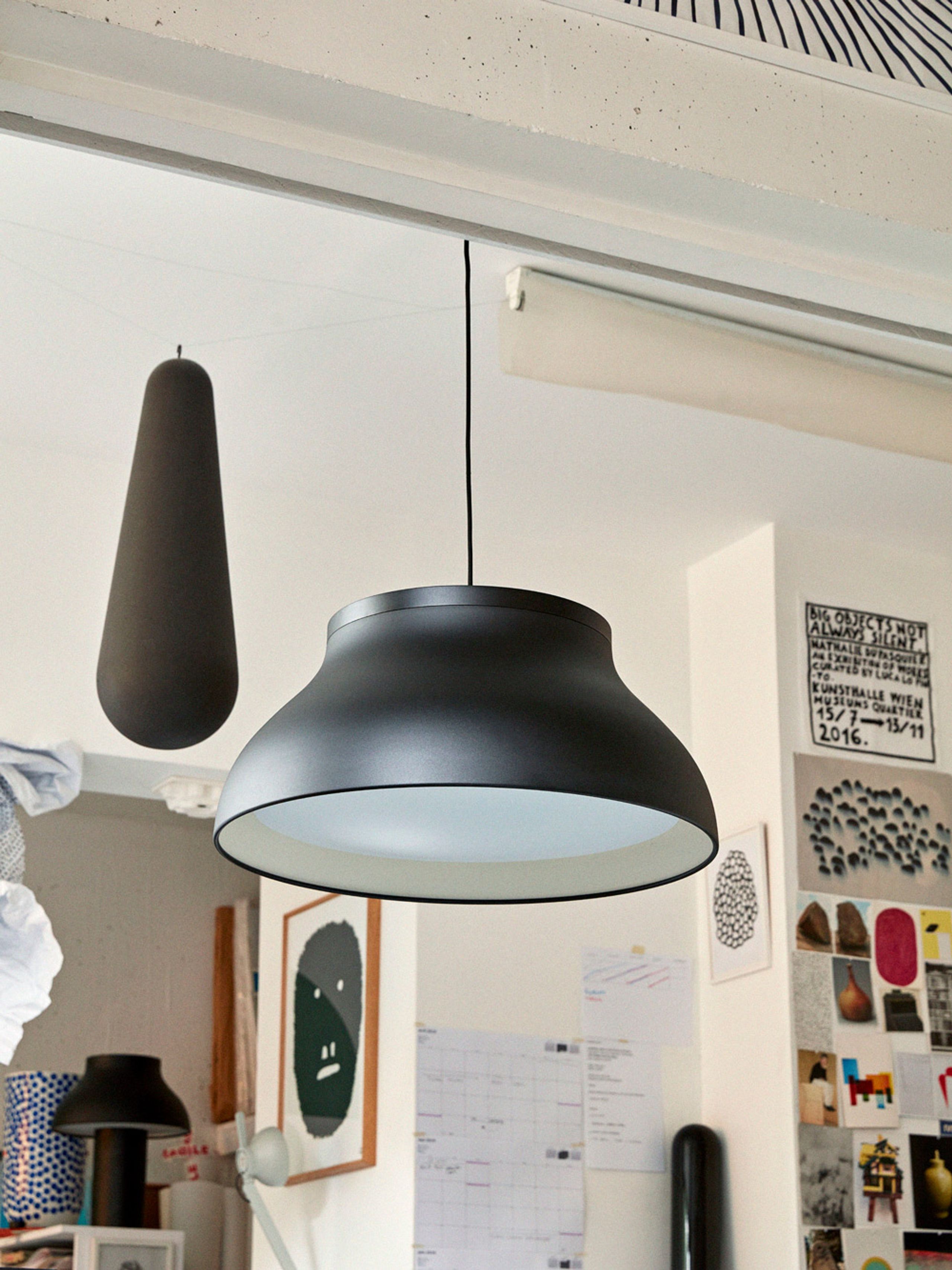 HAY - Lamp - PC Pendant Lamp - Medium - Soft Black