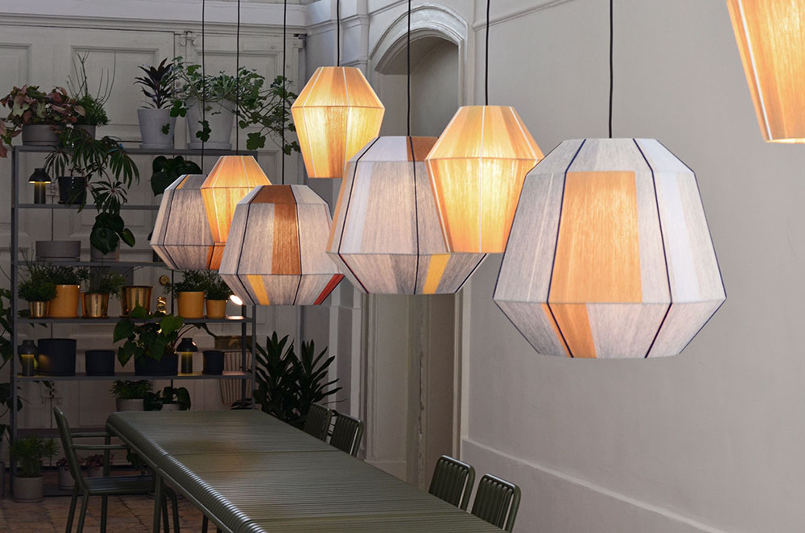 HAY - Lamp Shade - BONBON Shade - Small - Yellow Melange