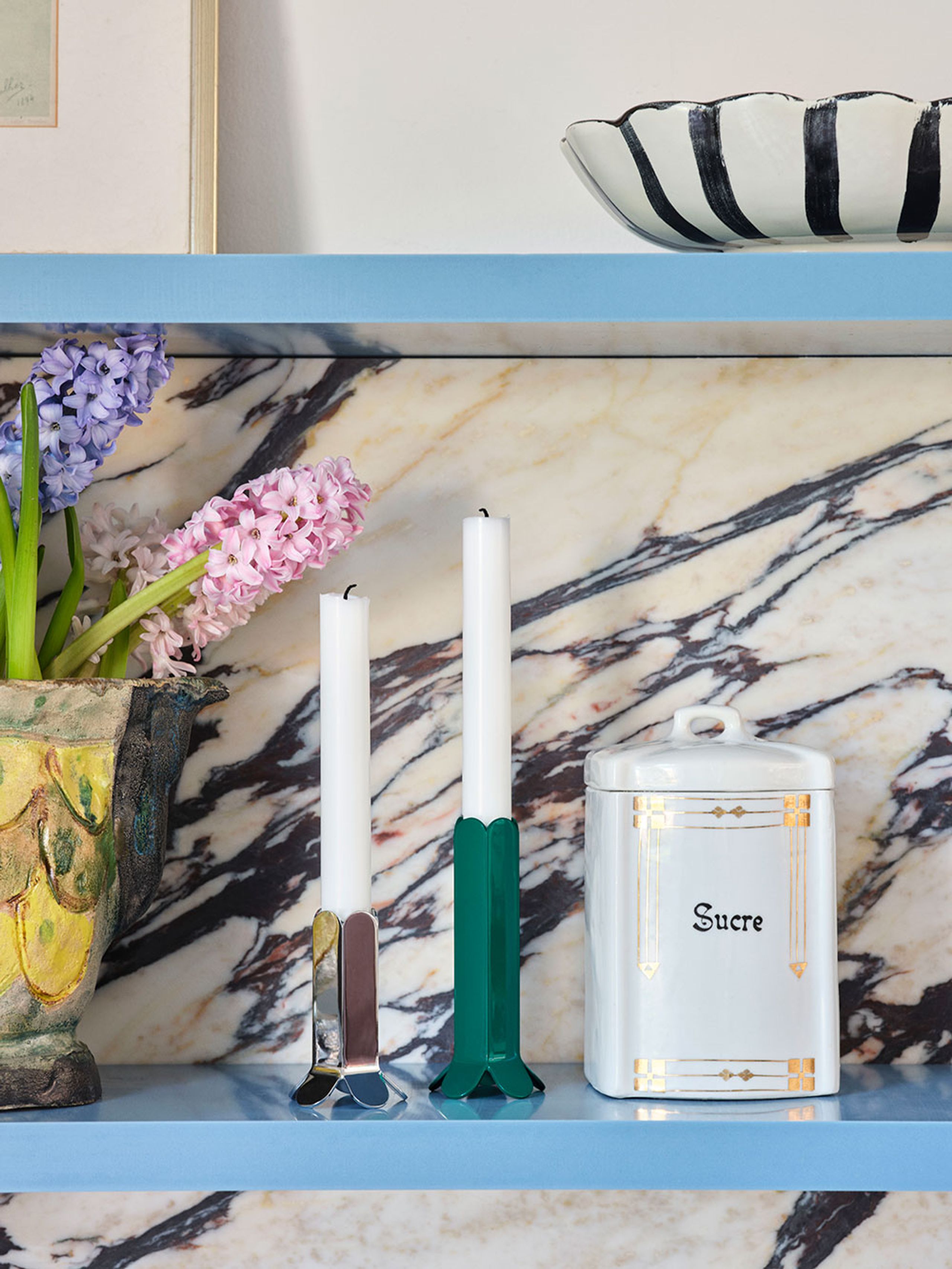 HAY - Porte-lumière - Arcs Candleholder - Large - Red