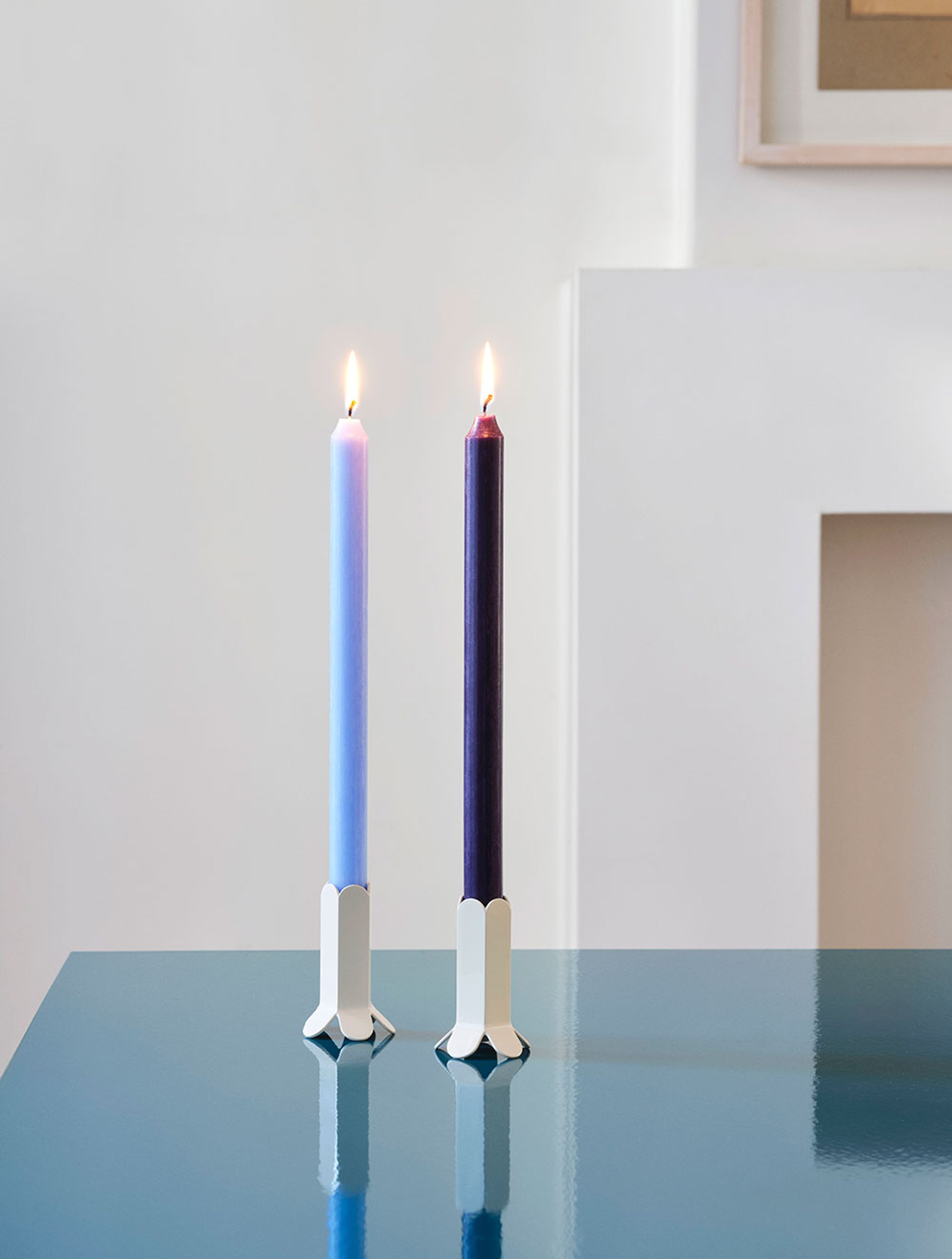 HAY - Candle Holder - Arcs Candleholder - Small - Dark Blue
