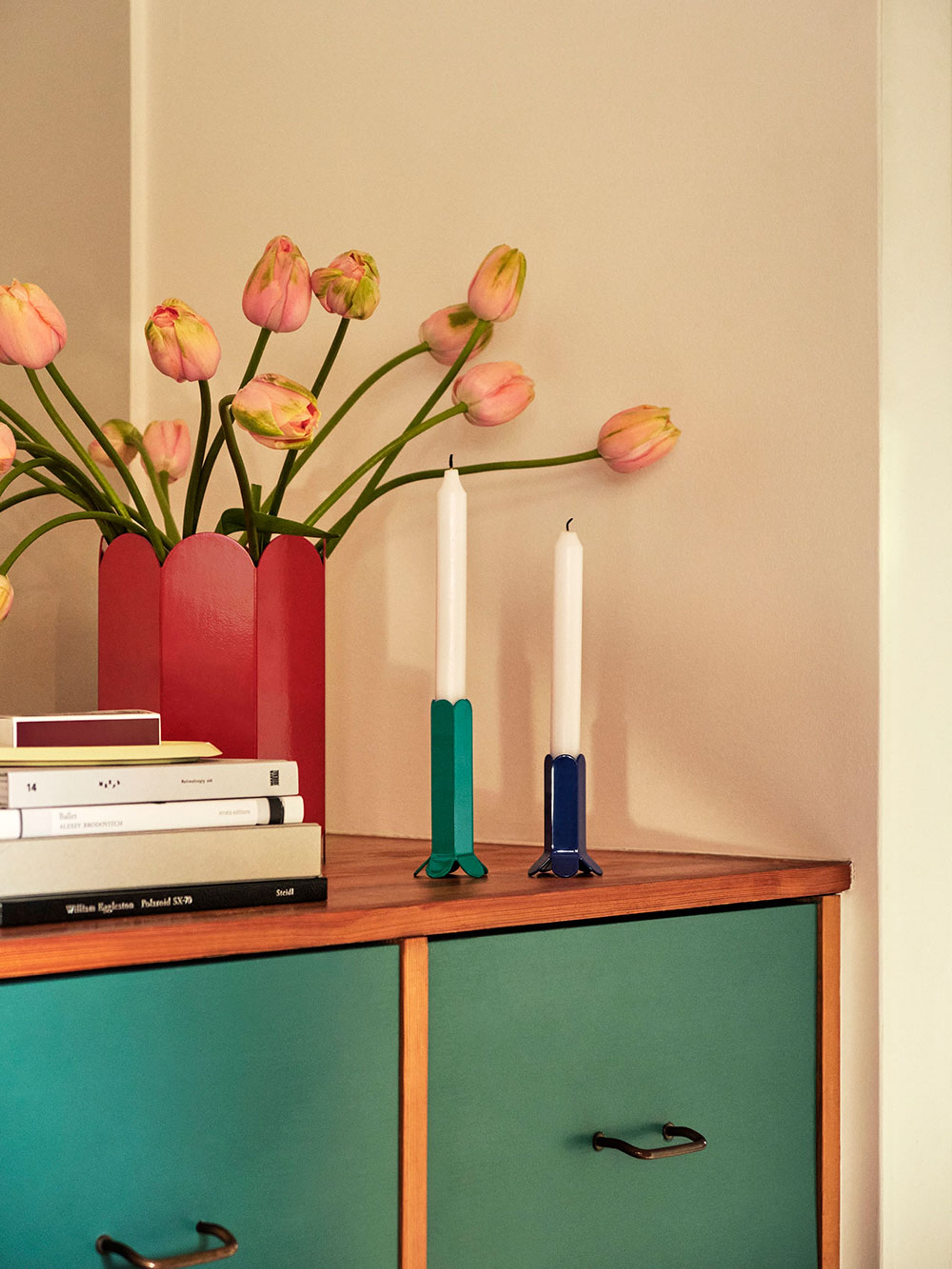 HAY - Porta luce - Arcs Candleholder - Small - Ivory