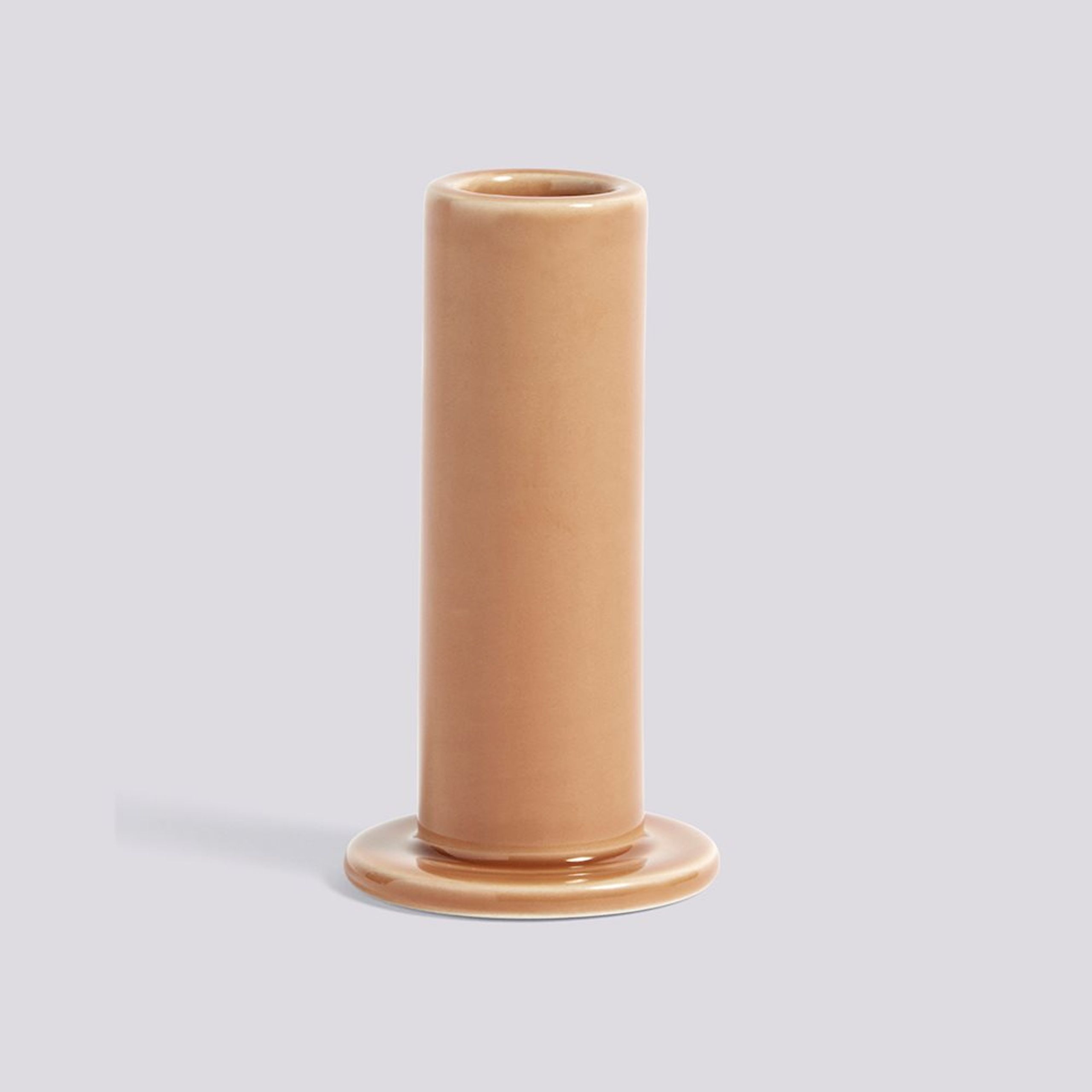 HAY - Świecznik - Tube Candleholder - Medium - Peach