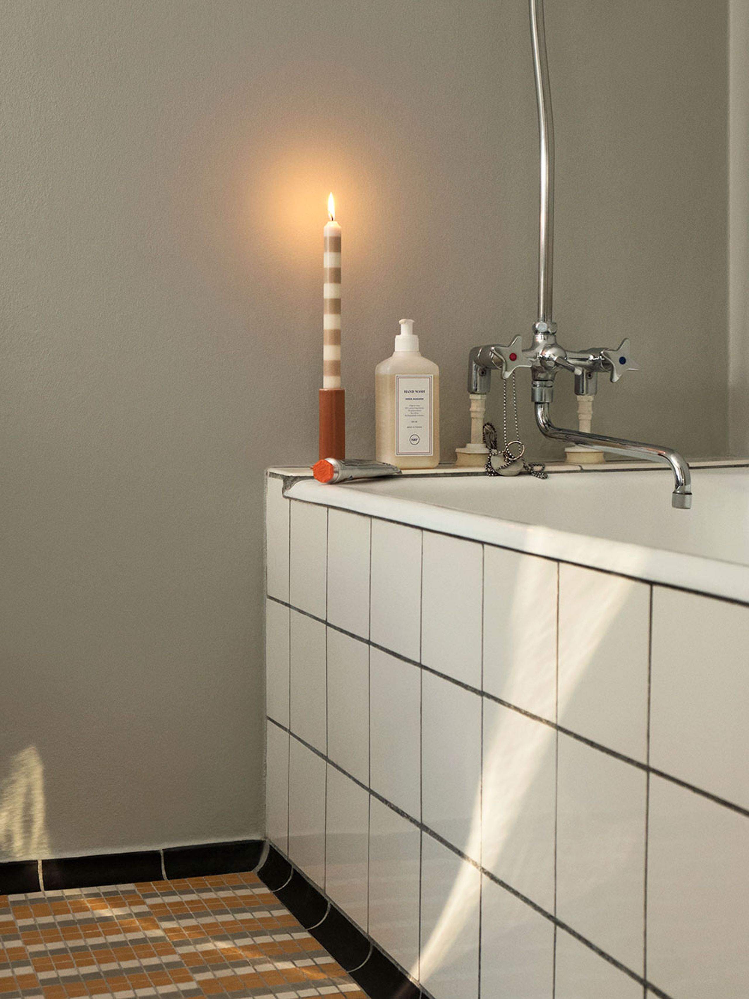 HAY - Candlestick - Tube Candleholder - Small - Citrus