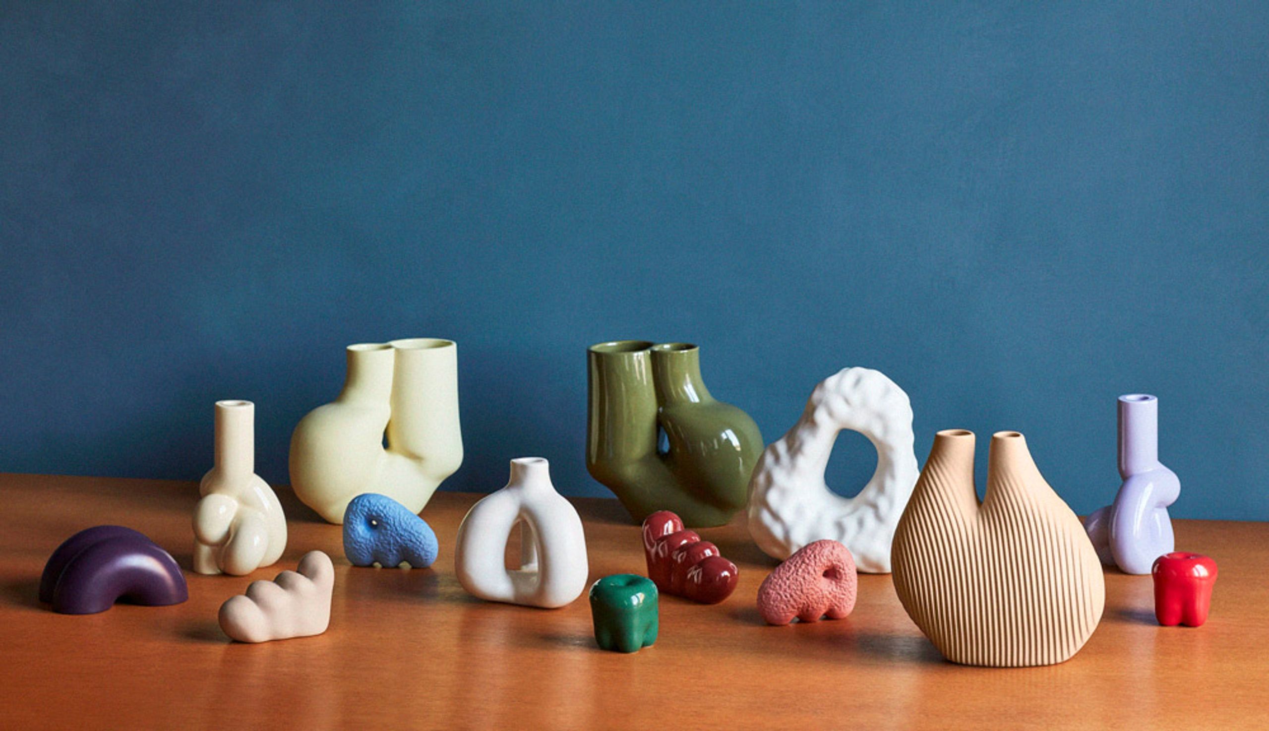 HAY - Candlestick - W&S Candleholder - Soft Soft Yellow