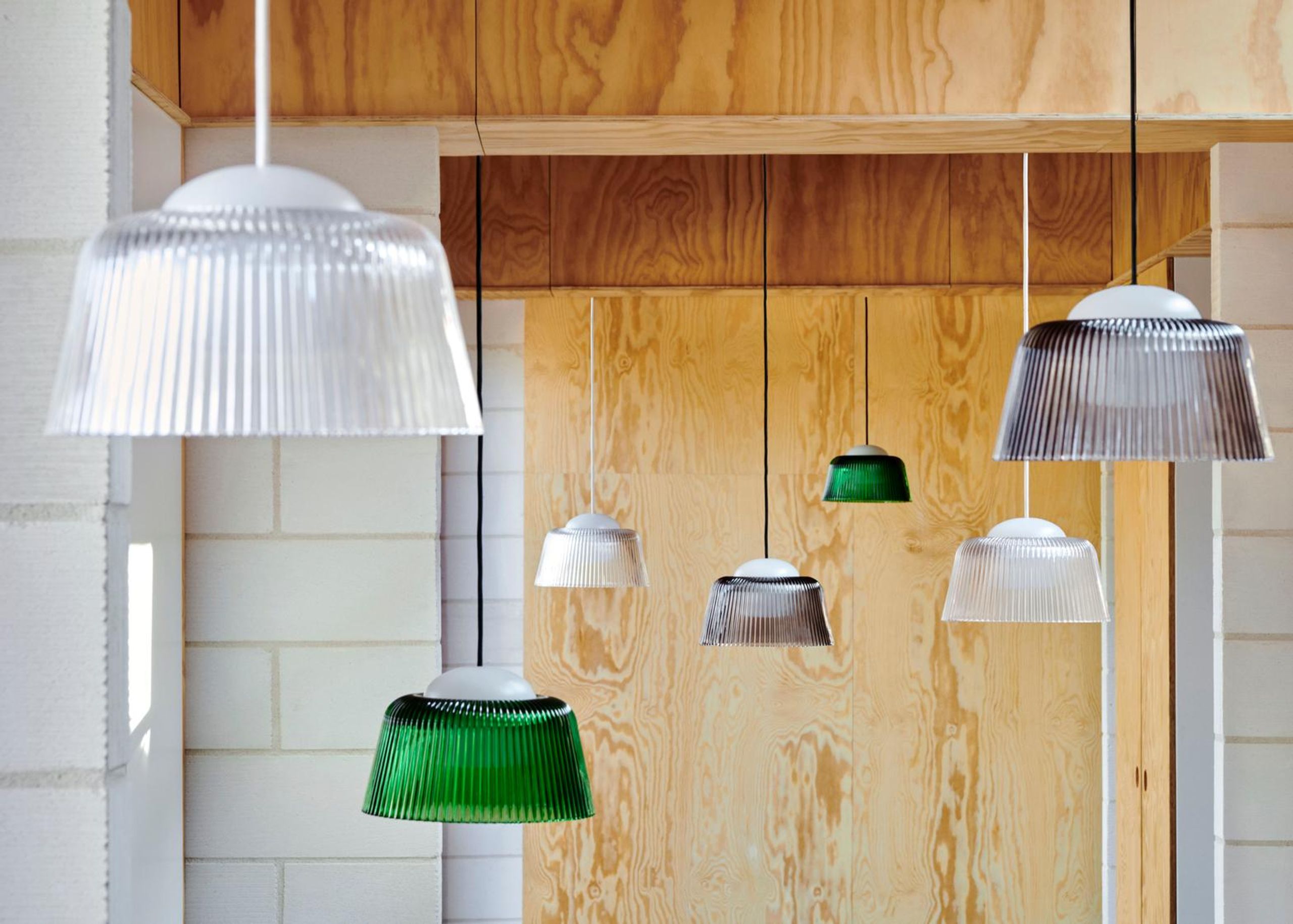 HAY - Pendulum - Brim Pendant - Clear glass