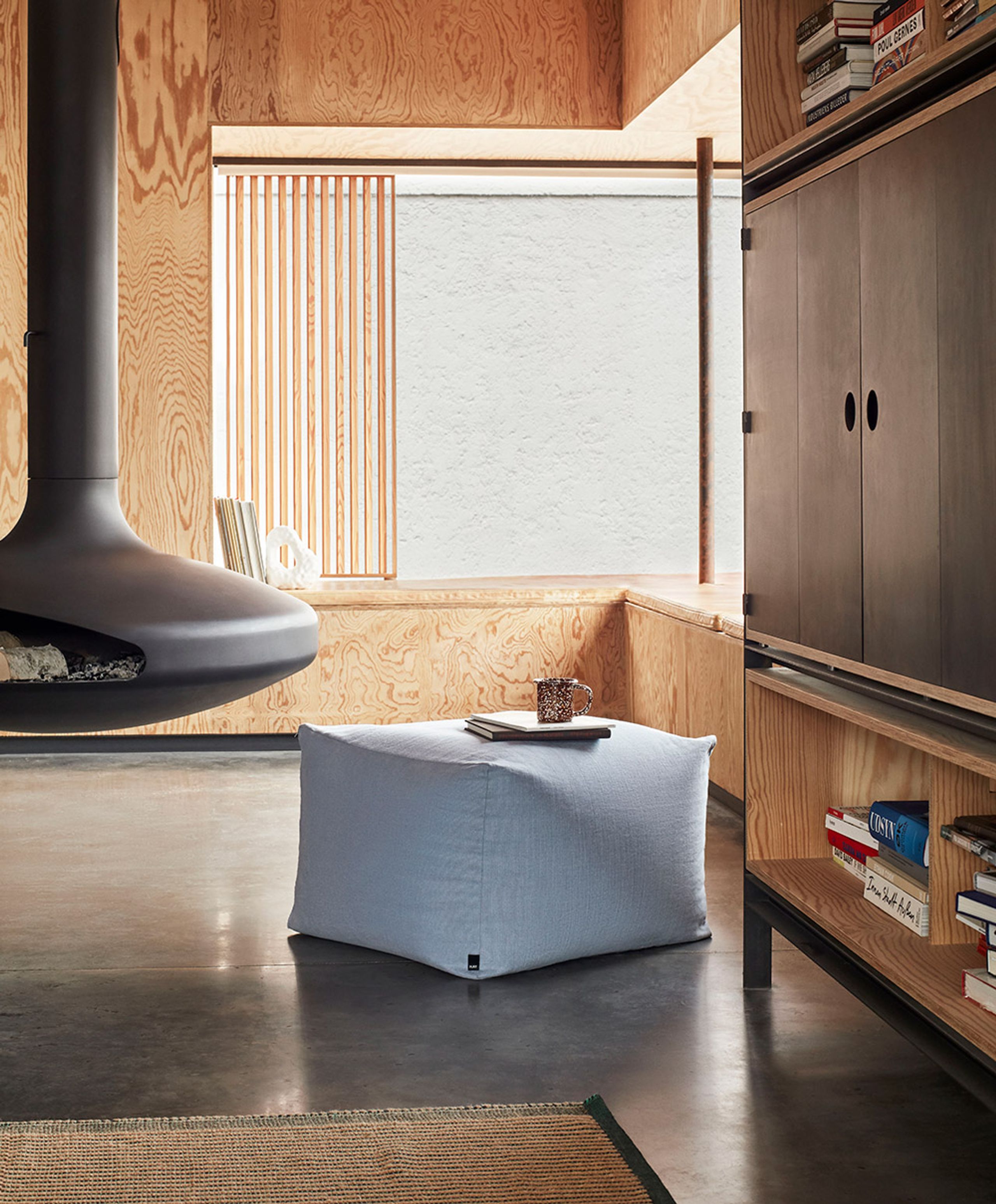 HAY - Puff - Pouf - Grey Sprinkle