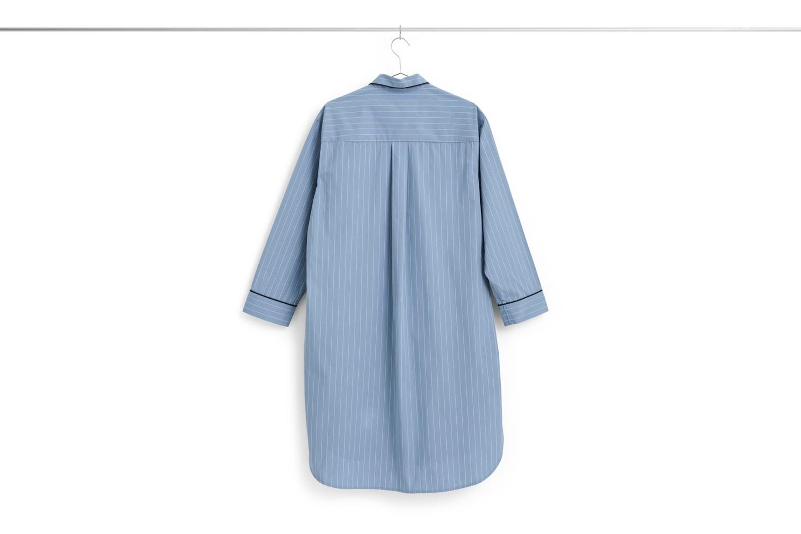HAY - Pajamas - Fineline Long Nightshirt - Blue