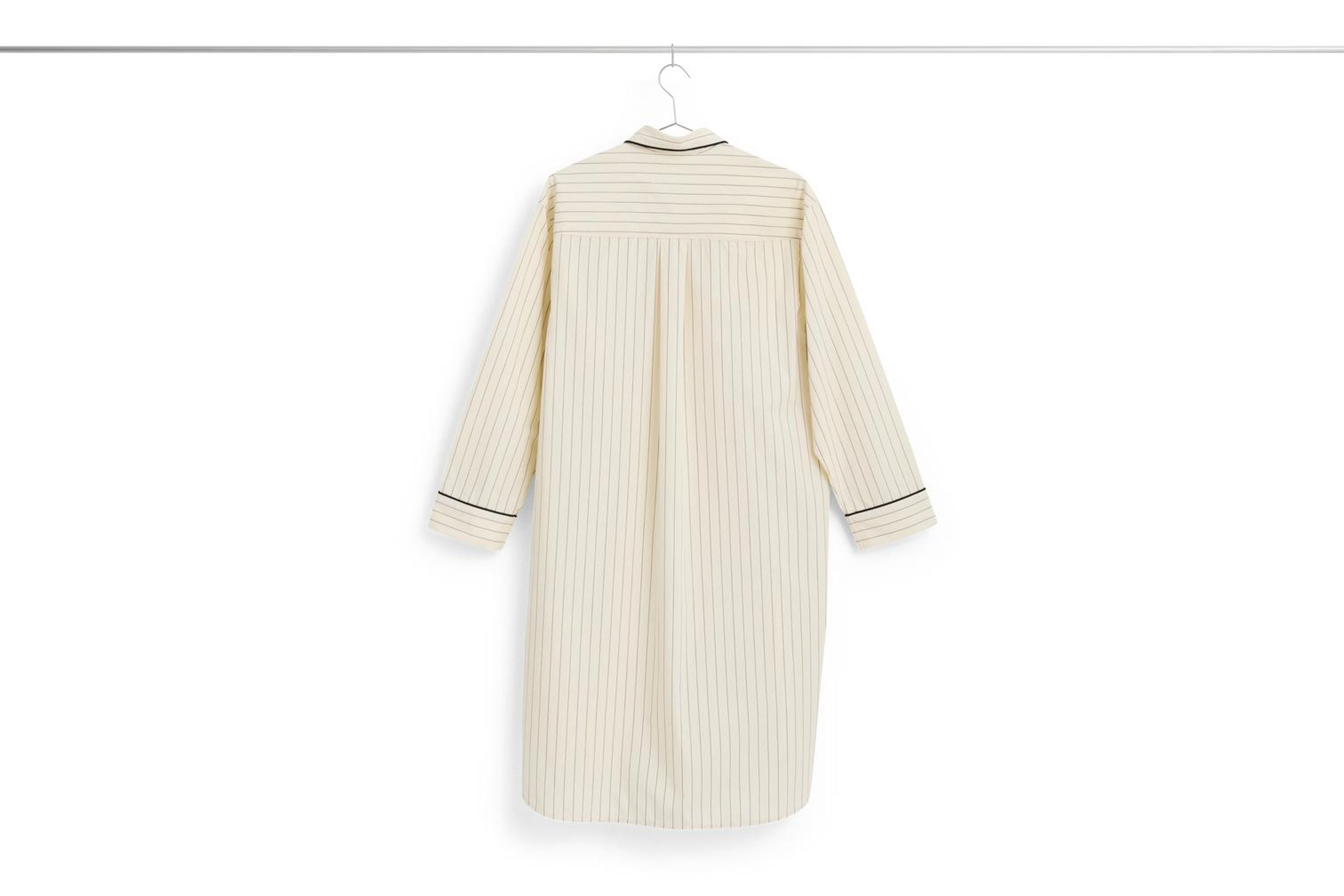 HAY - Pajamas - Fineline Long Nightshirt - Ivory