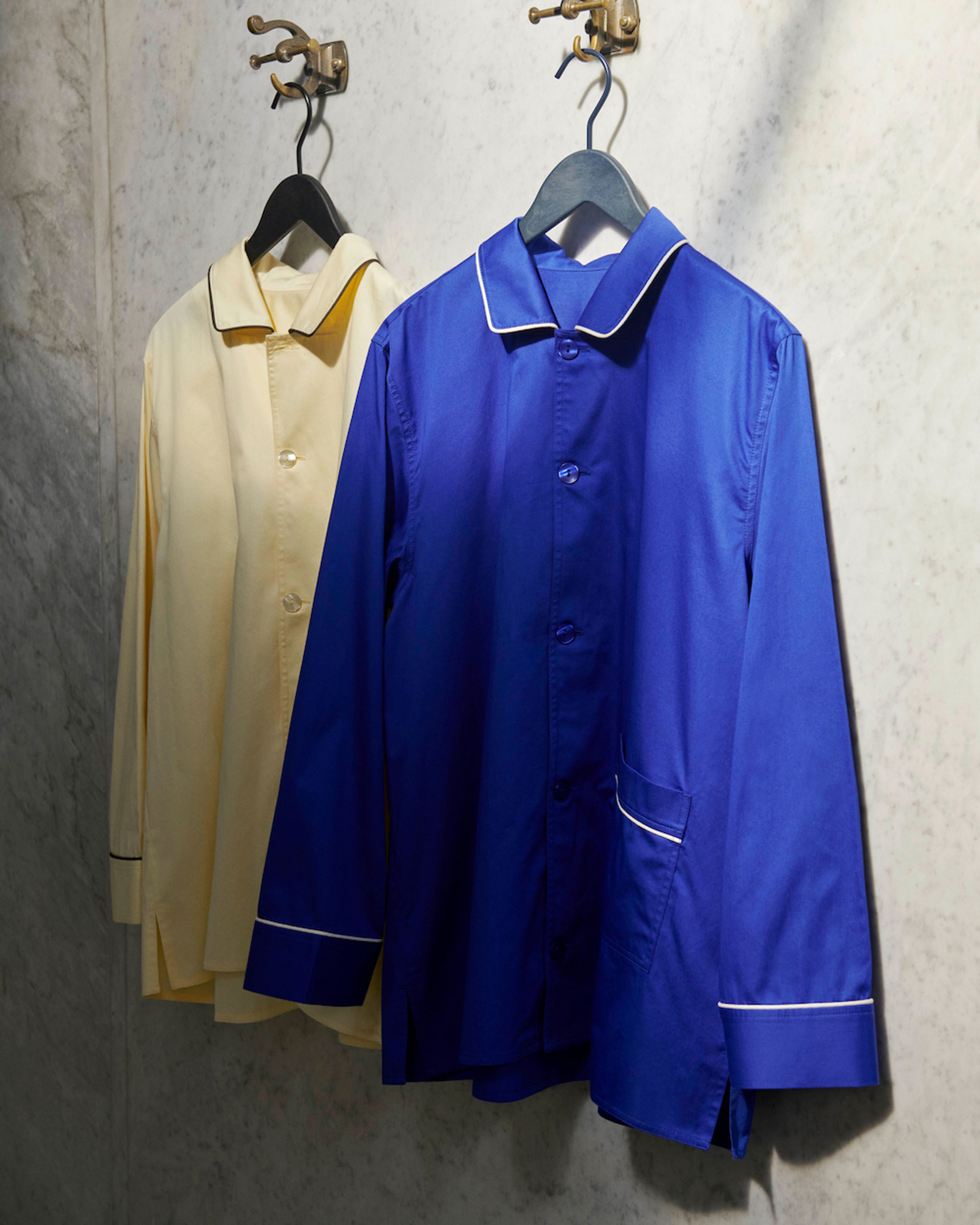 HAY - Pyjamas - Outline Pyjama Long Sleeve Shirt - Vivid Blue