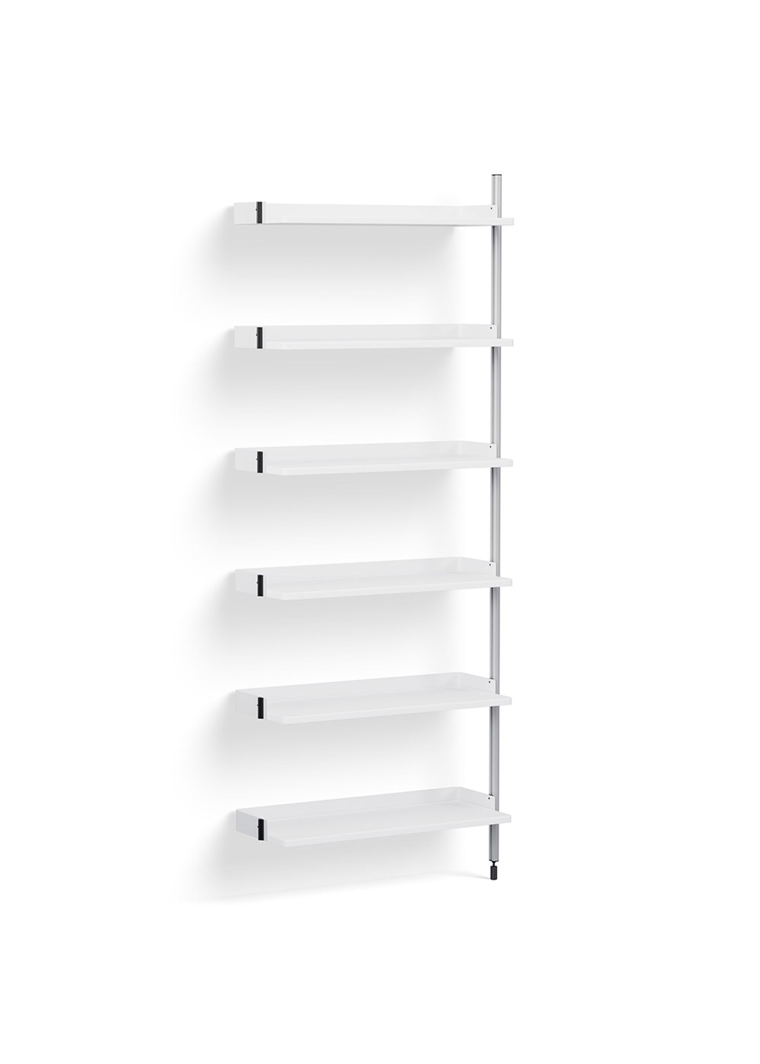 HAY - Regal - Pier System / No. 100 - White / Clear Anodised Aluminium