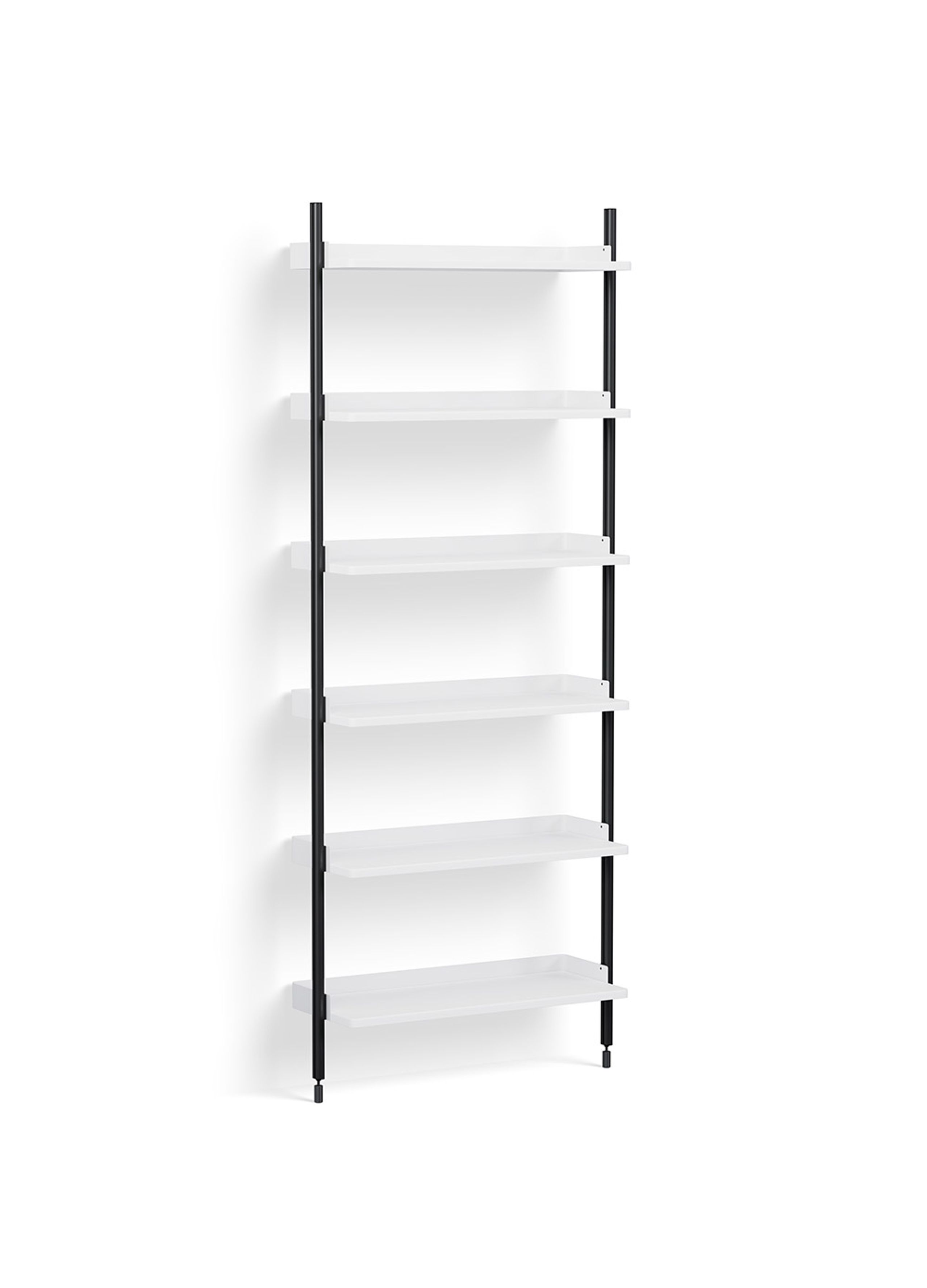 HAY - Reol - Pier System / No. 101 - White / Black Anodised Aluminium
