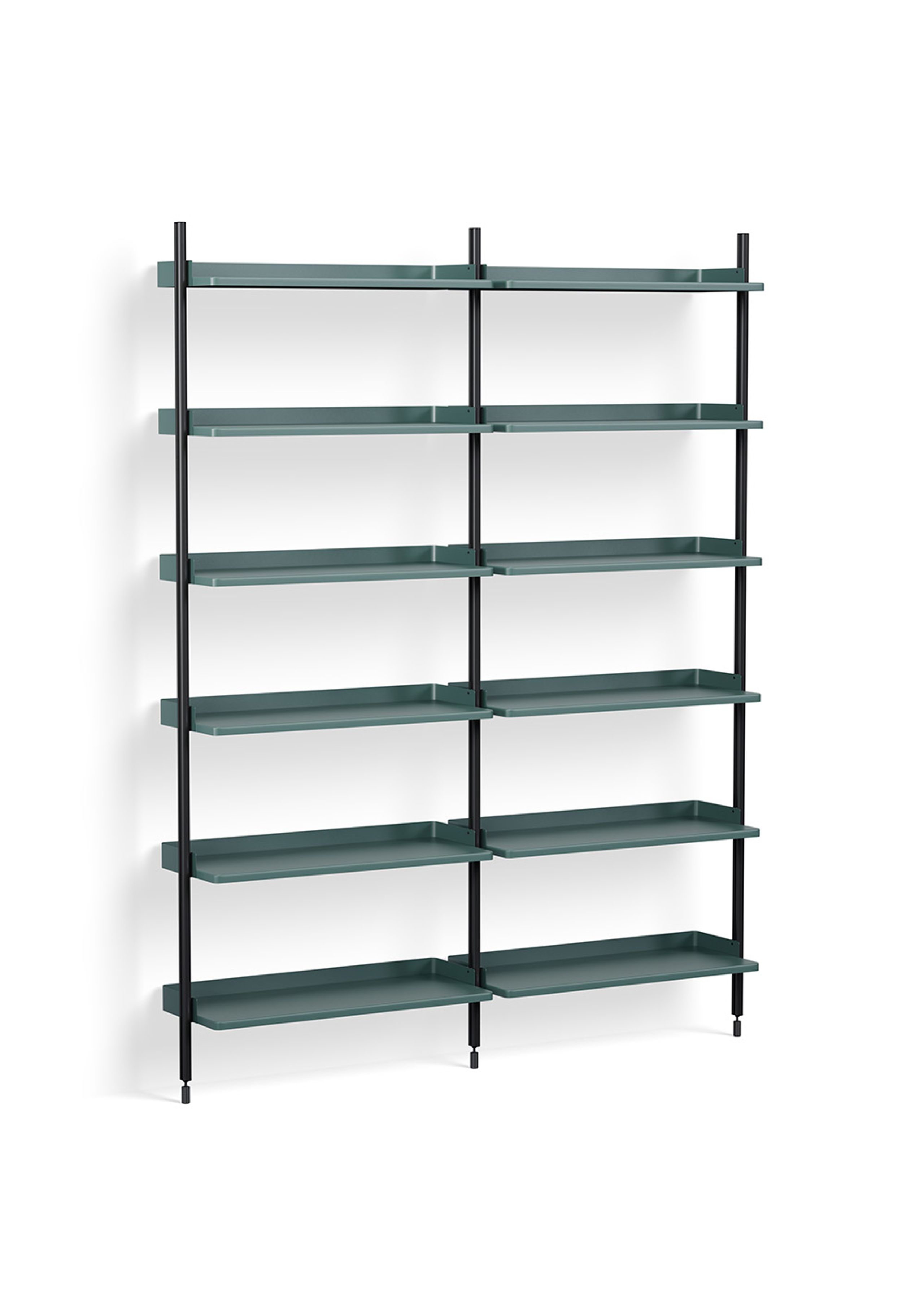 HAY - Reol - Pier System / No. 102 - Blue / Black Anodised Aluminium