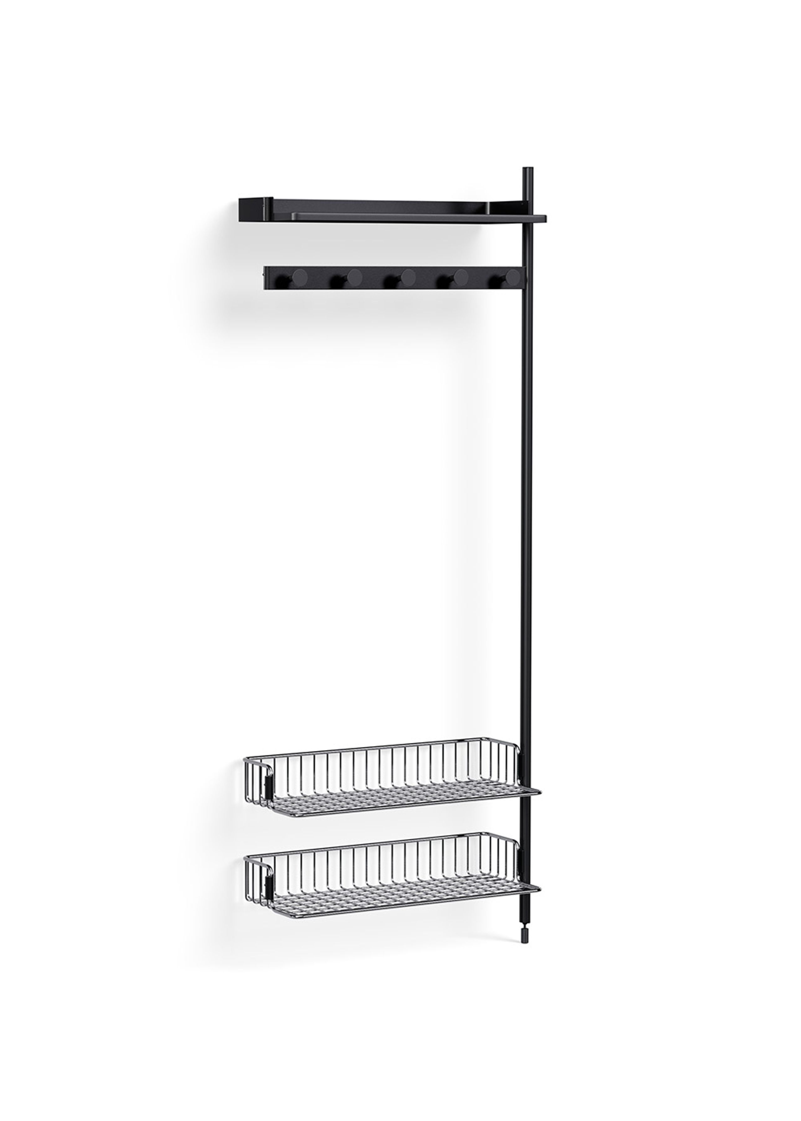 HAY - Reol - Pier System / No. 1050 - Black / Black Anodised Aluminium