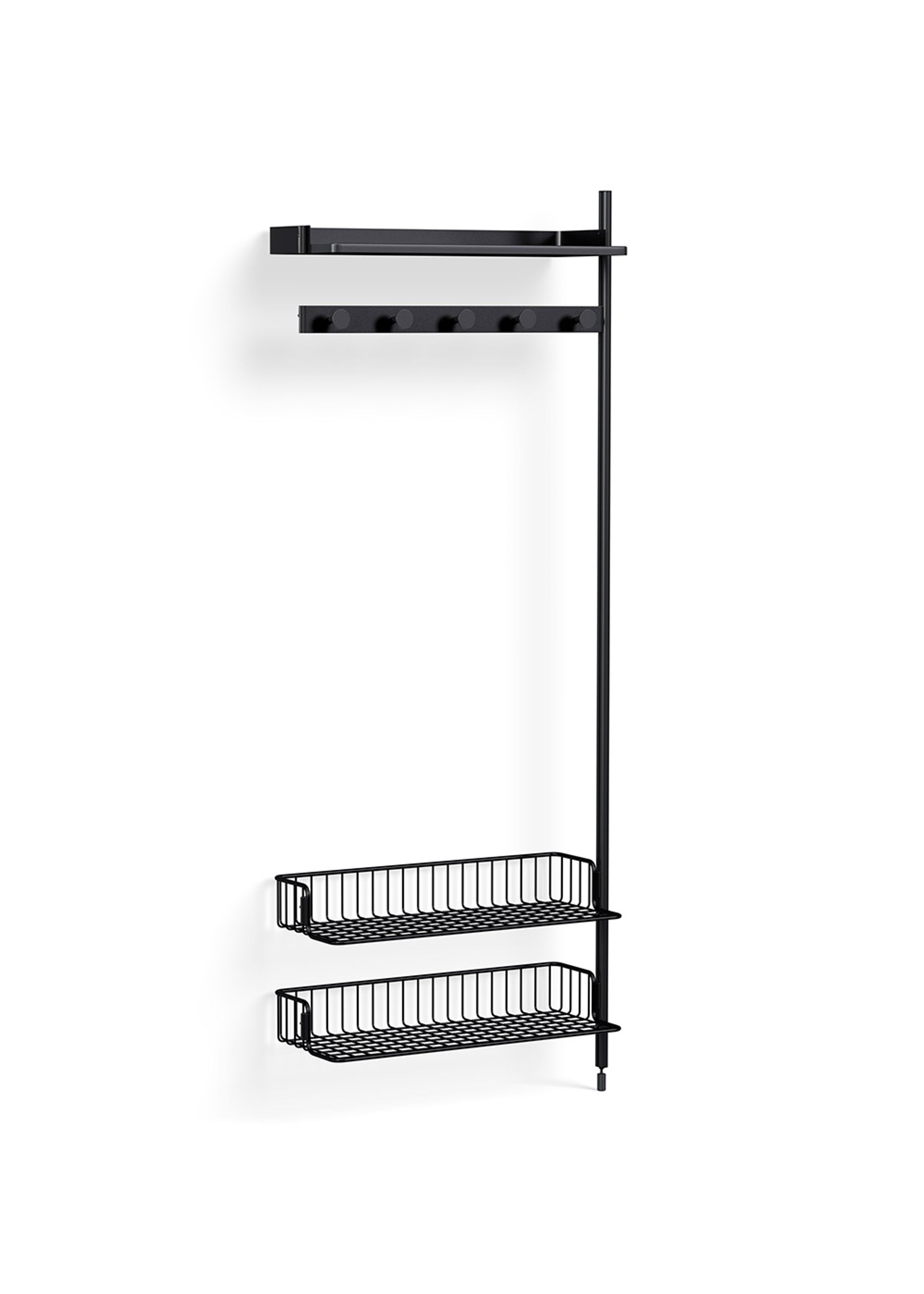 HAY - Reol - Pier System / No. 1050 - Black / Black Anodised Aluminium