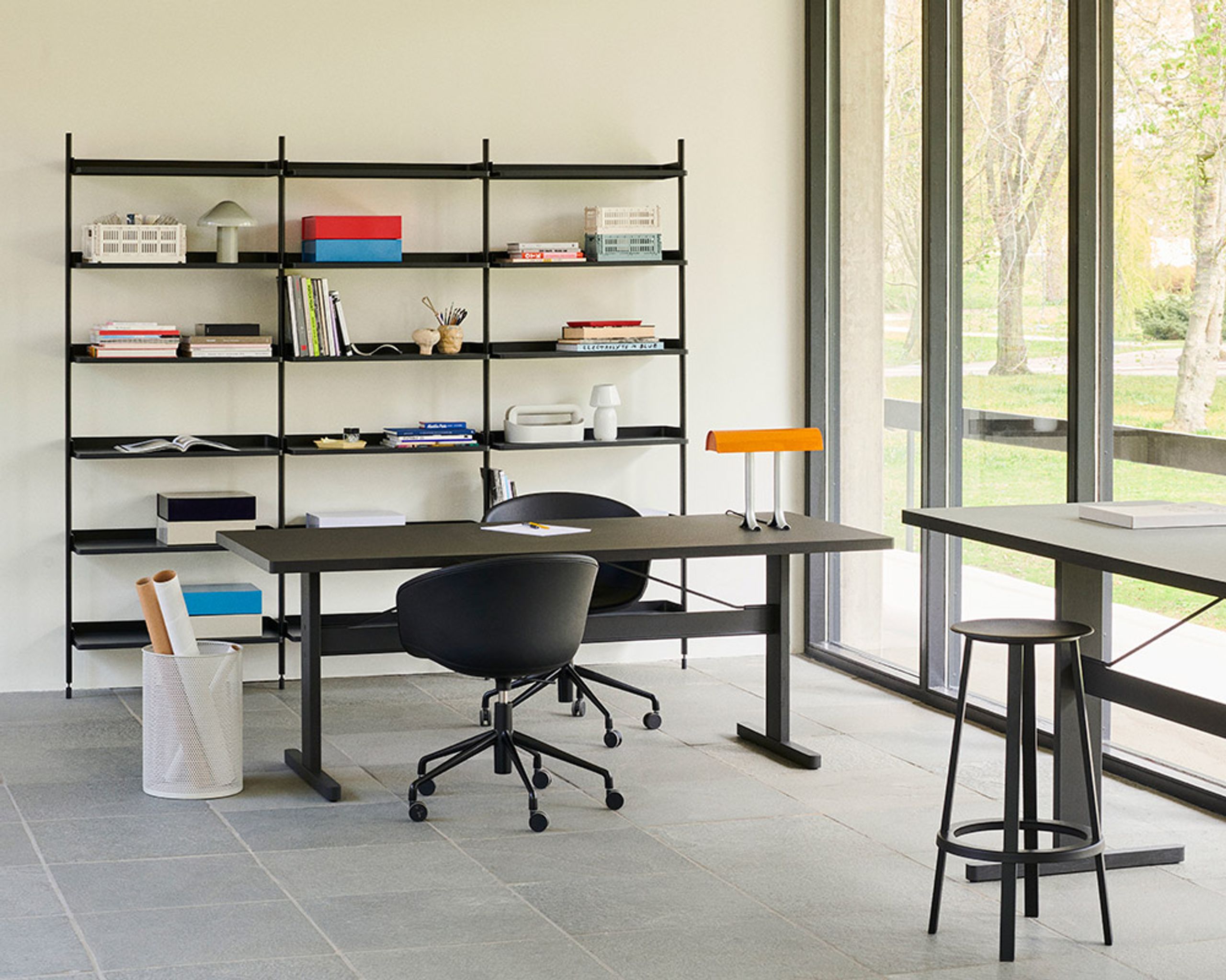 HAY - Regal - Pier System / No. 11 - Black / Black Anodised Aluminium