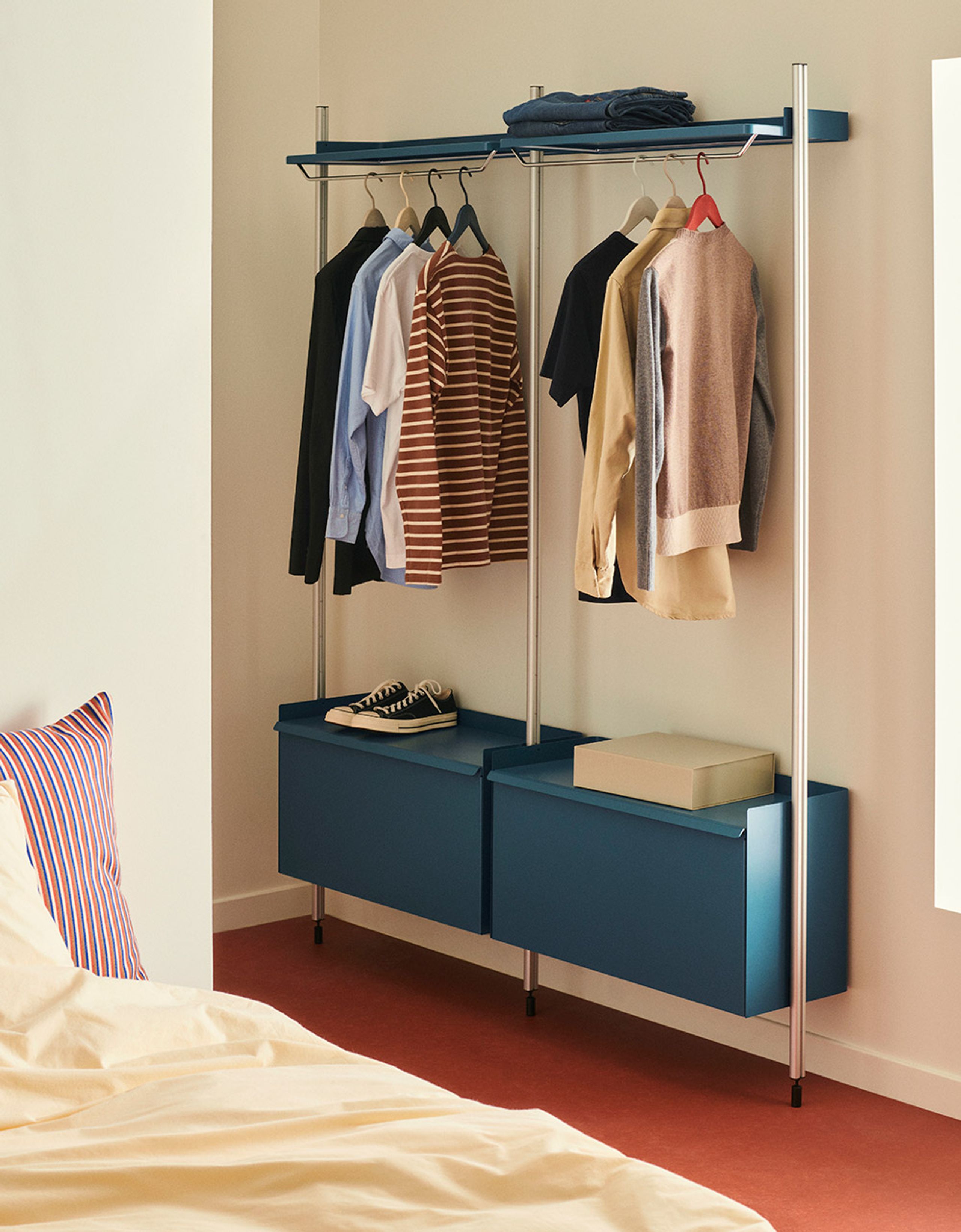 HAY - Regal - Pier System / No. 11 - White / Black Anodised Aluminium