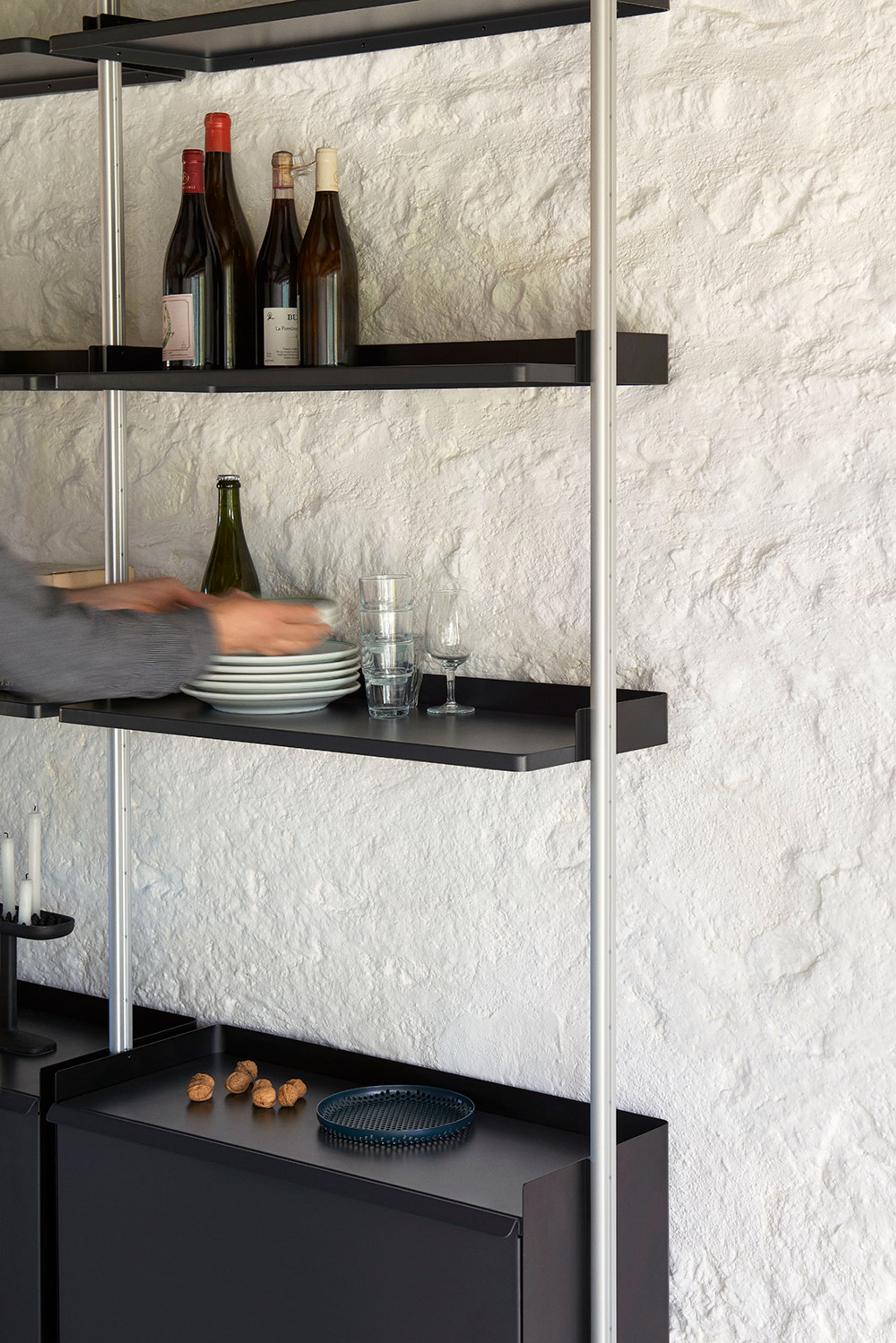 HAY - Reol - Pier System / No. 11 - White / Clear Anodised Aluminium