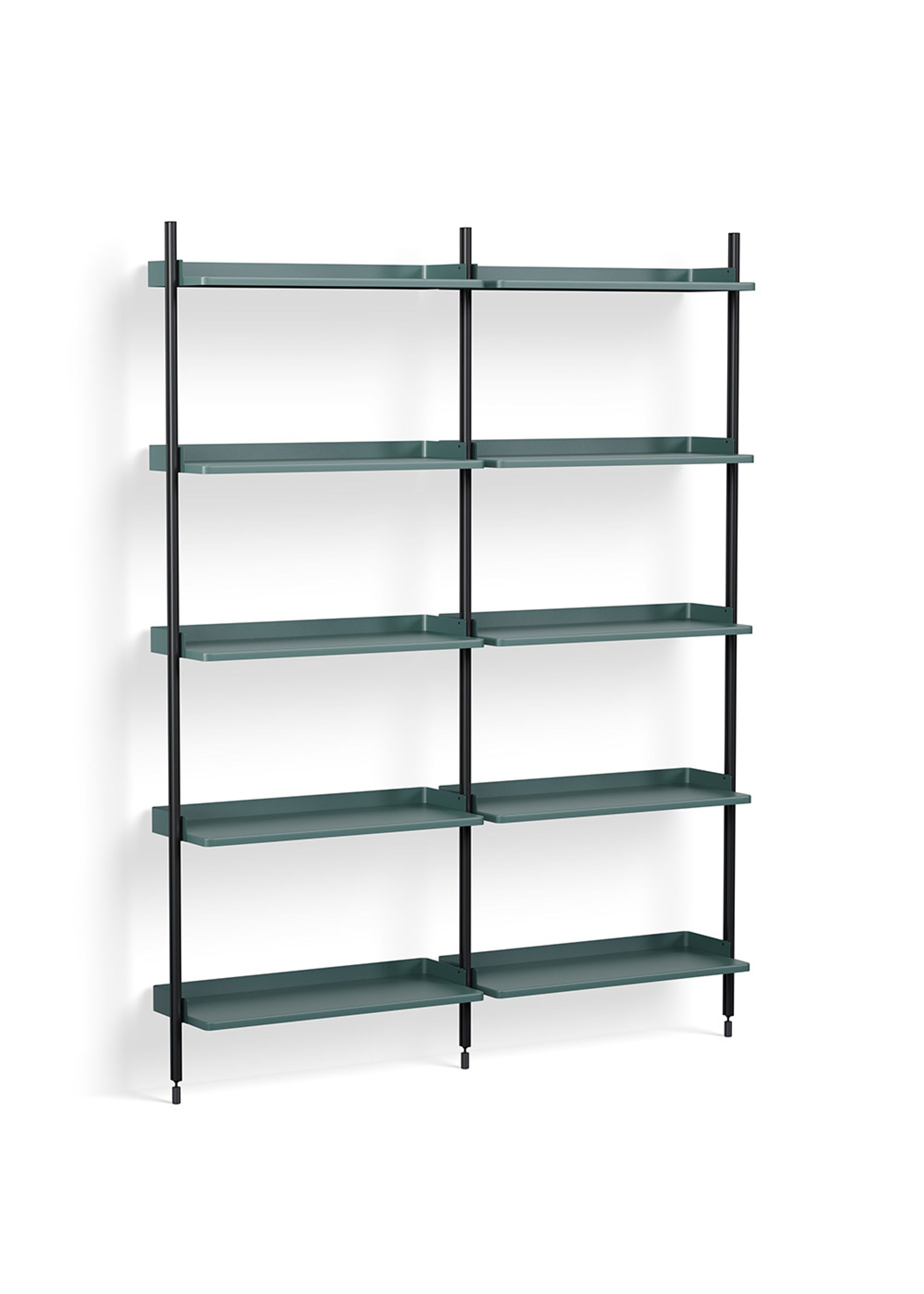 HAY - Hyllor - Pier System / No. 112 - Blue / Black Anodised Aluminium