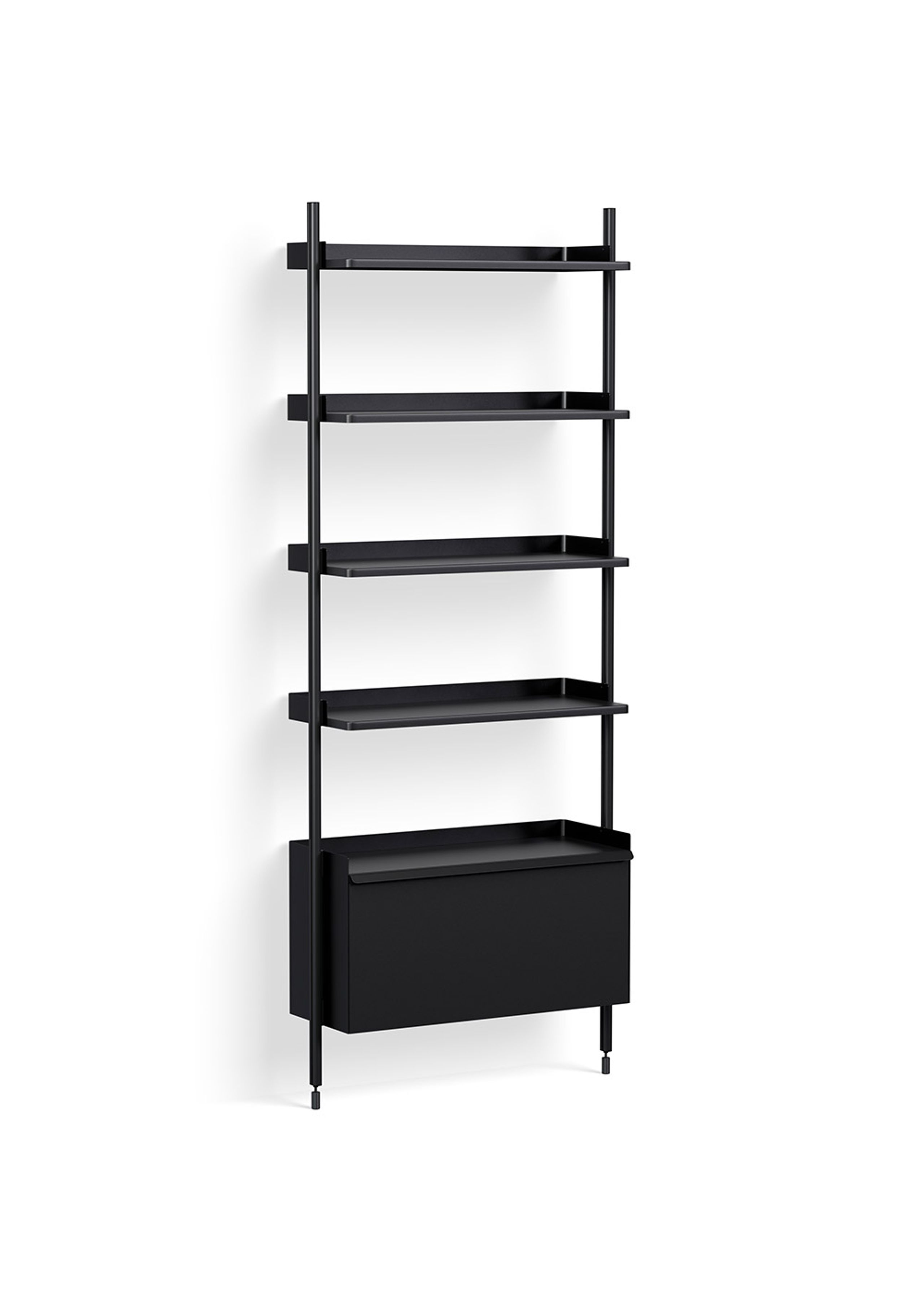 HAY - Reol - Pier System / No. 121 - Black / Black Anodised Aluminium