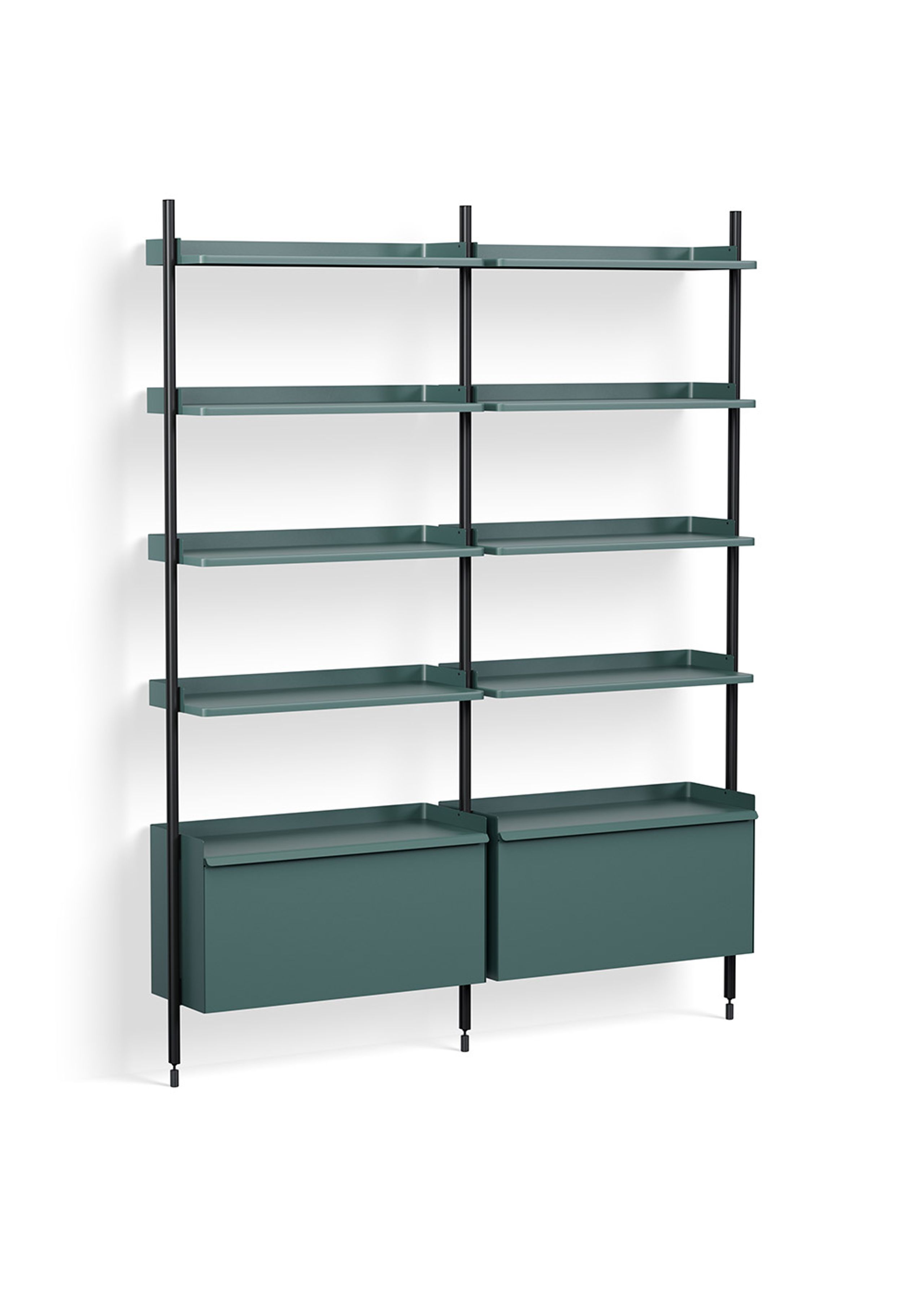 HAY - Regal - Pier System / No. 122 - Blue / Black Anodised Aluminium