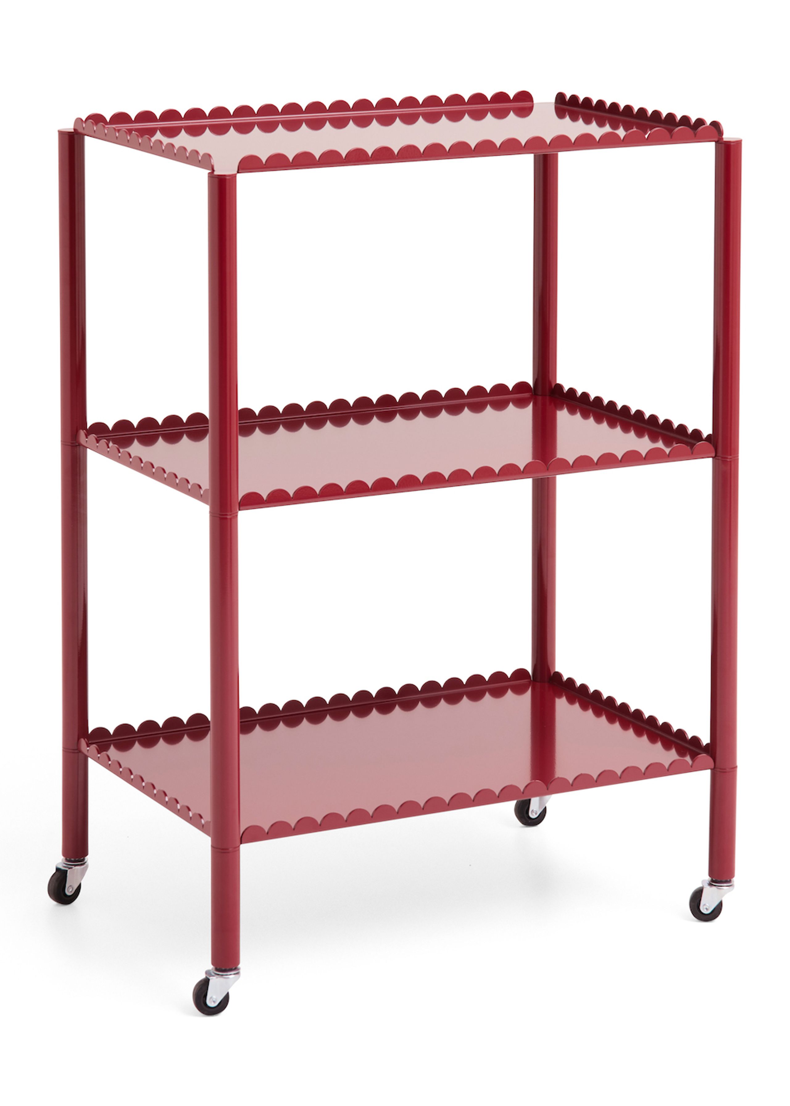 HAY - Rullebord - Arcs Trolley - High - Auburn Red