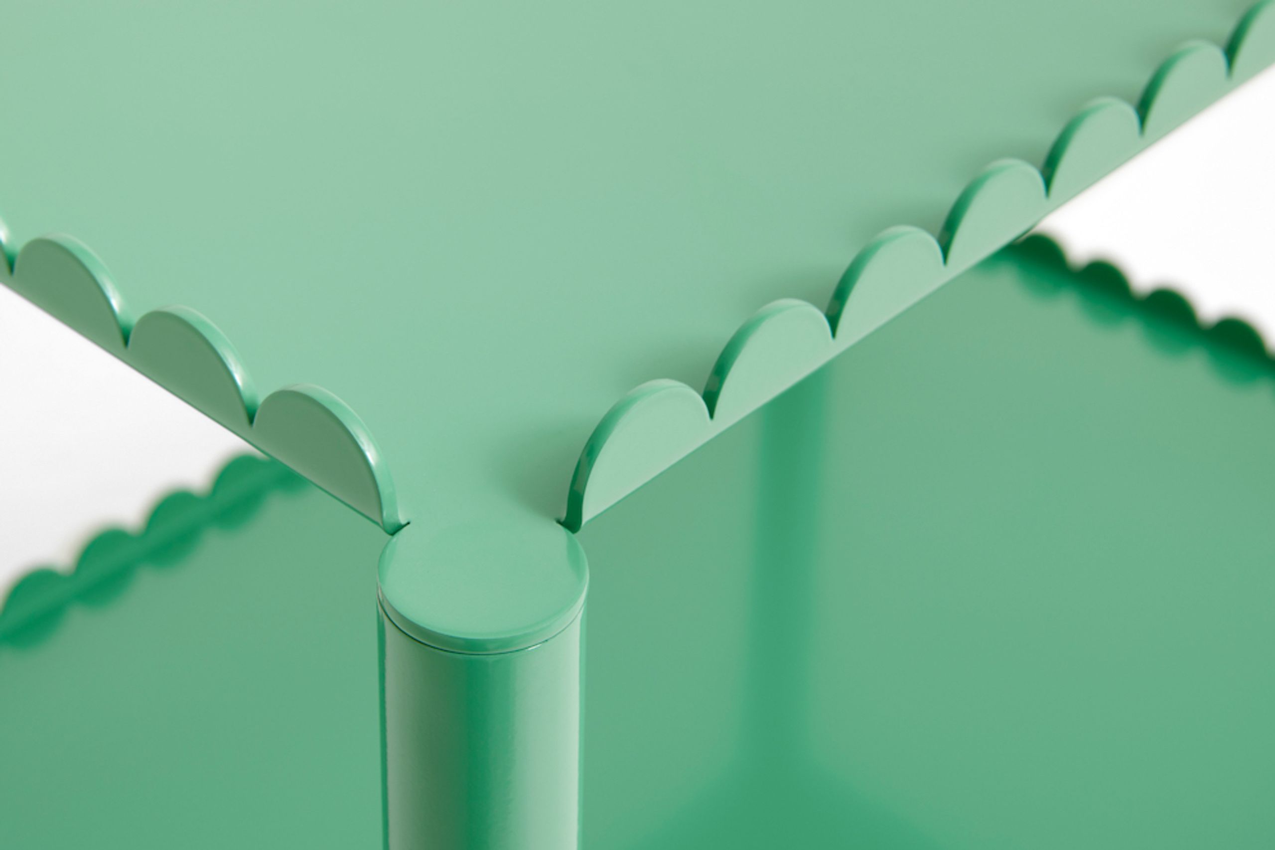 HAY - Trolley Table - Arcs Trolley - Low - Jade Green