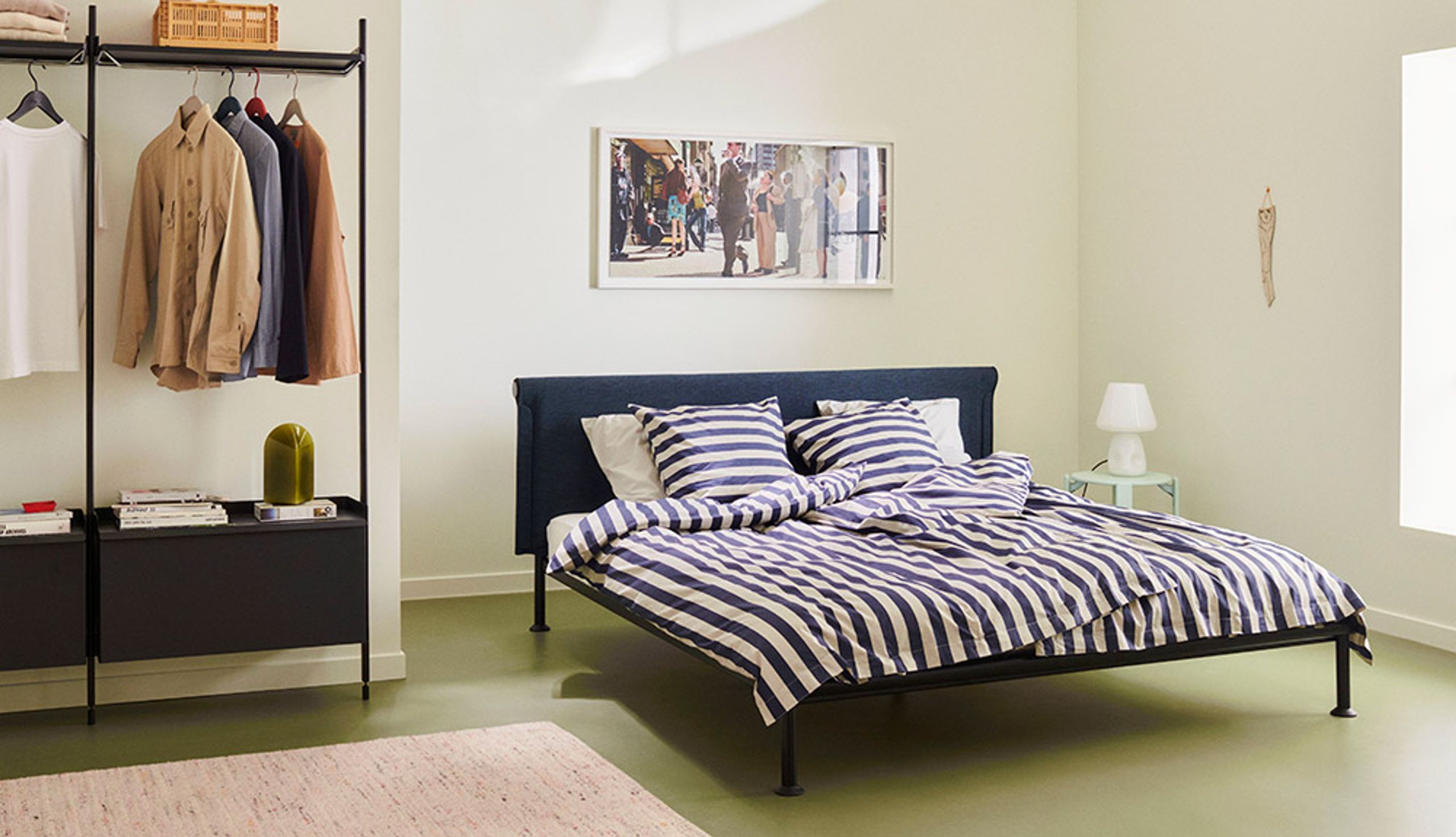 HAY - Bettrahmen - Tamoto Bed - Linara 499 / Mint Turquoise