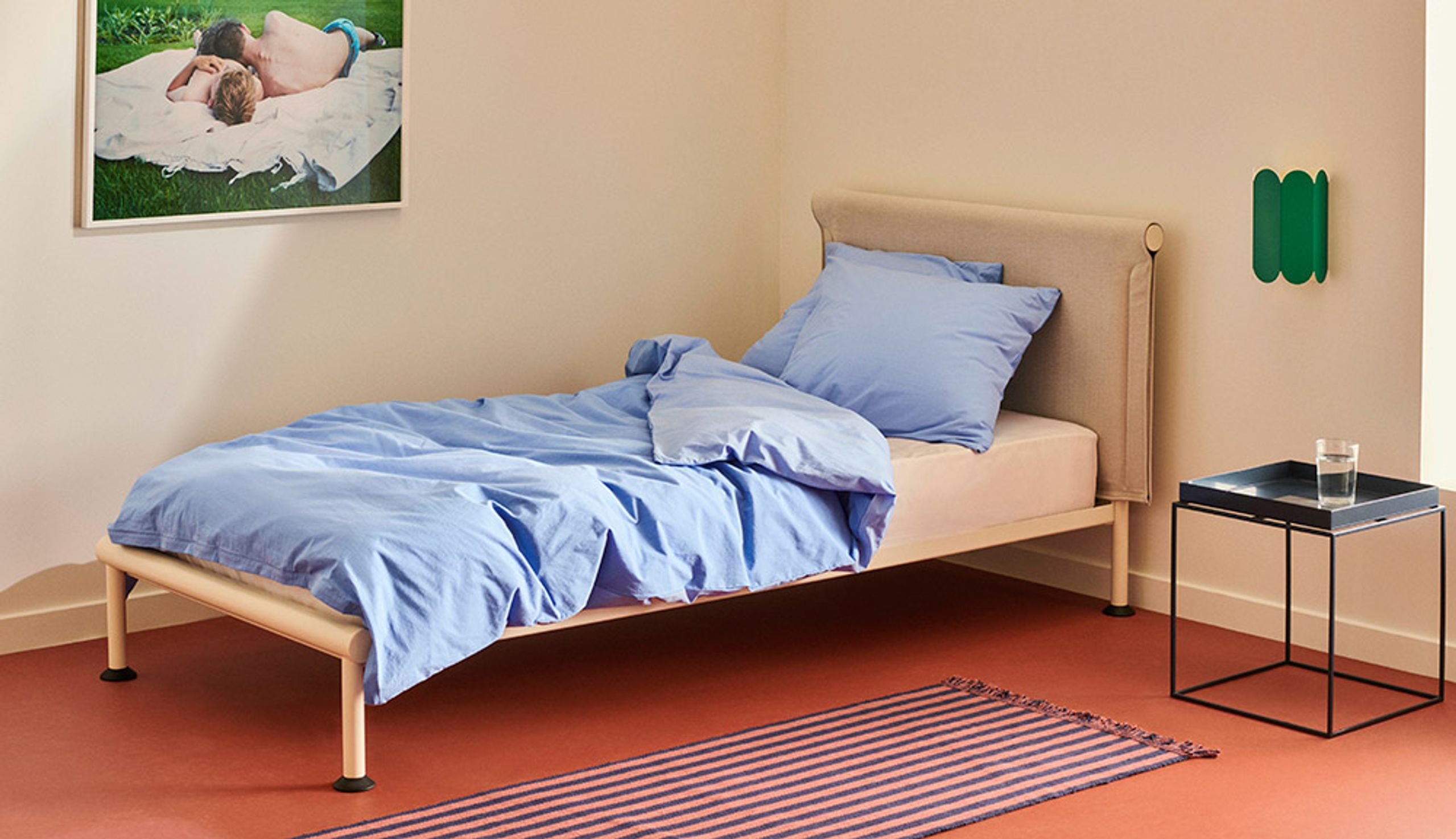 HAY - Bettrahmen - Tamoto Bed - Metaphor 23 / Mint Turquoise