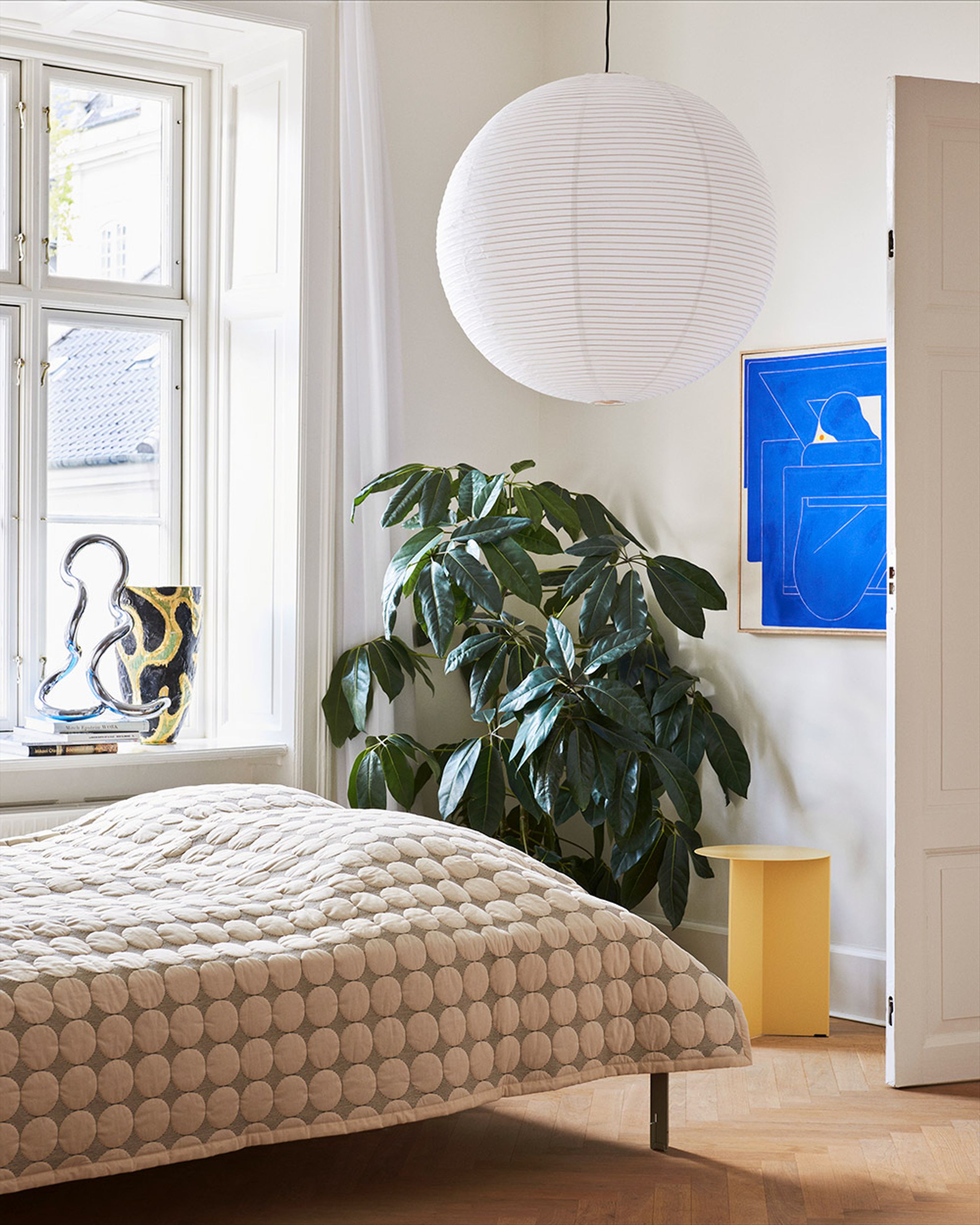 HAY - Sengetæppe - Mega Dot / Small - Ivory