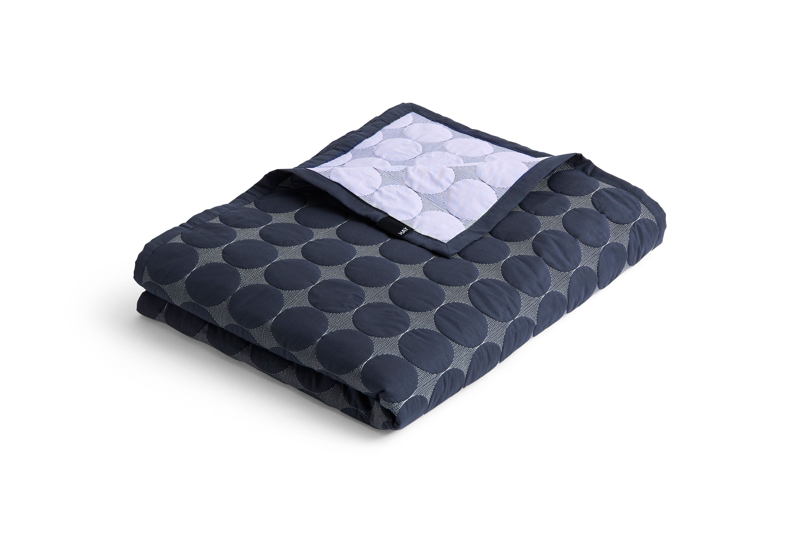 HAY - Bed Cover - Mega Dot / Small - Midnight blue