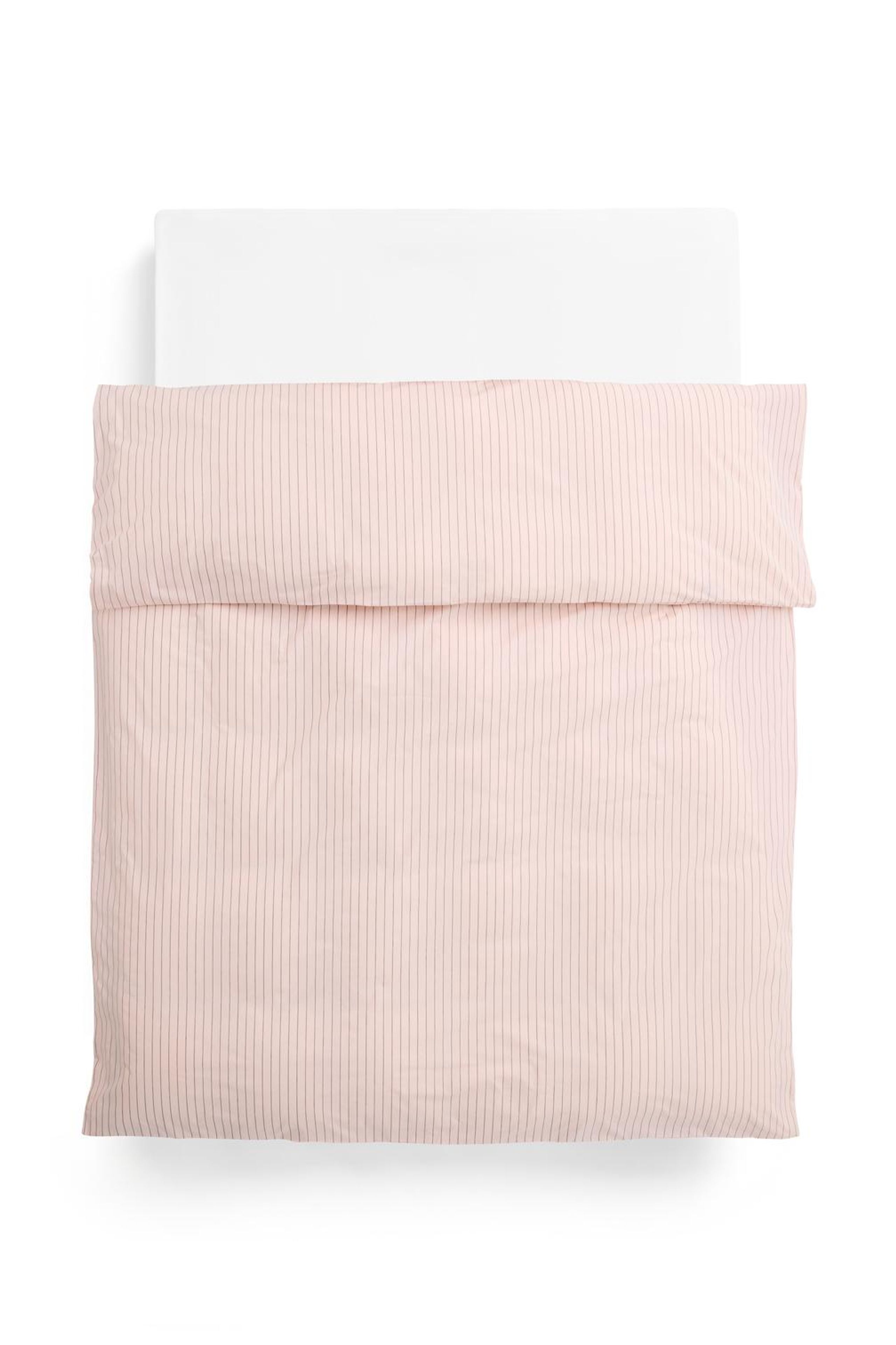HAY - Beddengoed - Fineline Duvet Cover - 140 x 200 - Soft pink