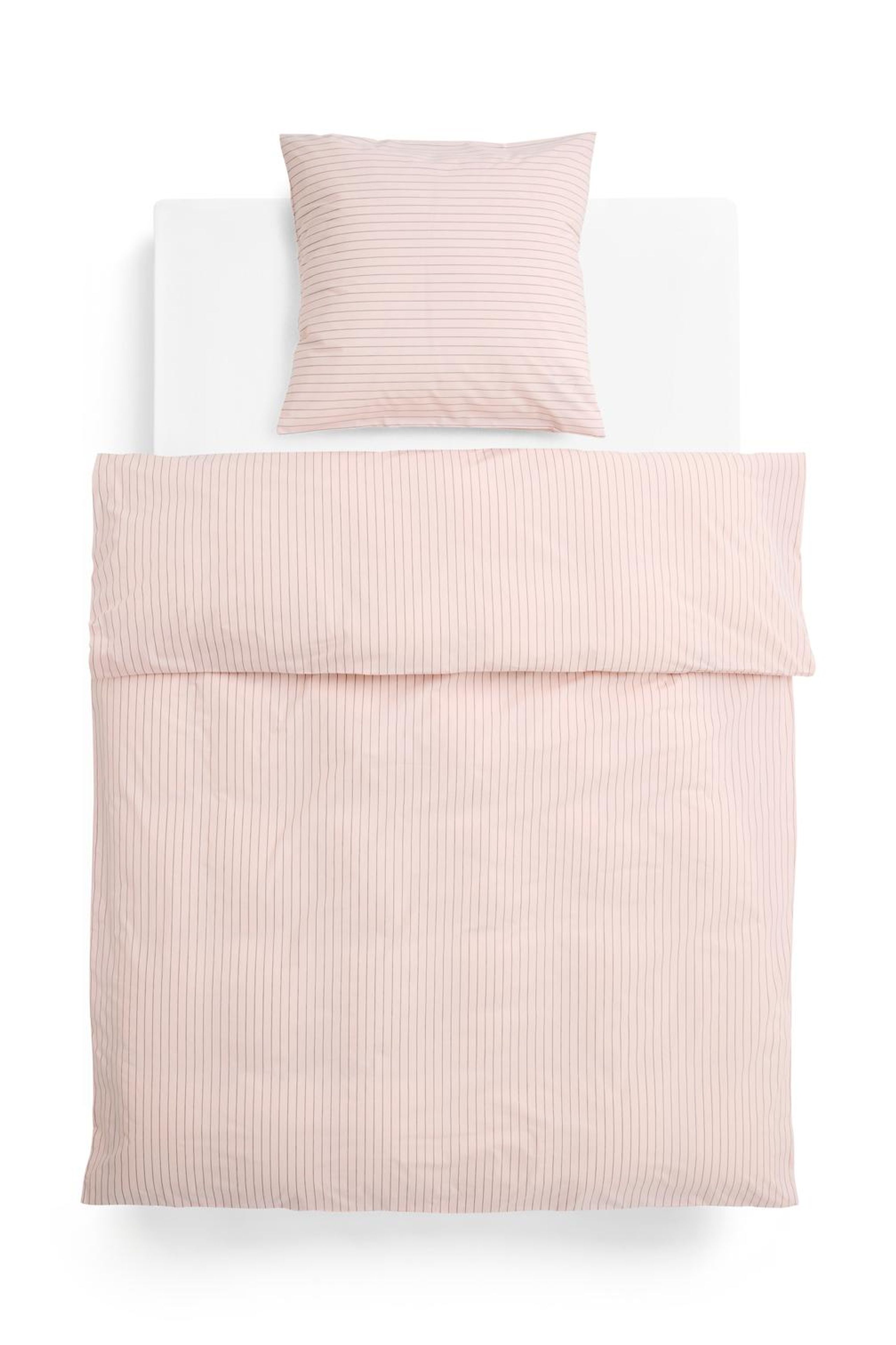 HAY - Beddengoed - Fineline Duvet Cover - 200 x 220 - Soft pink