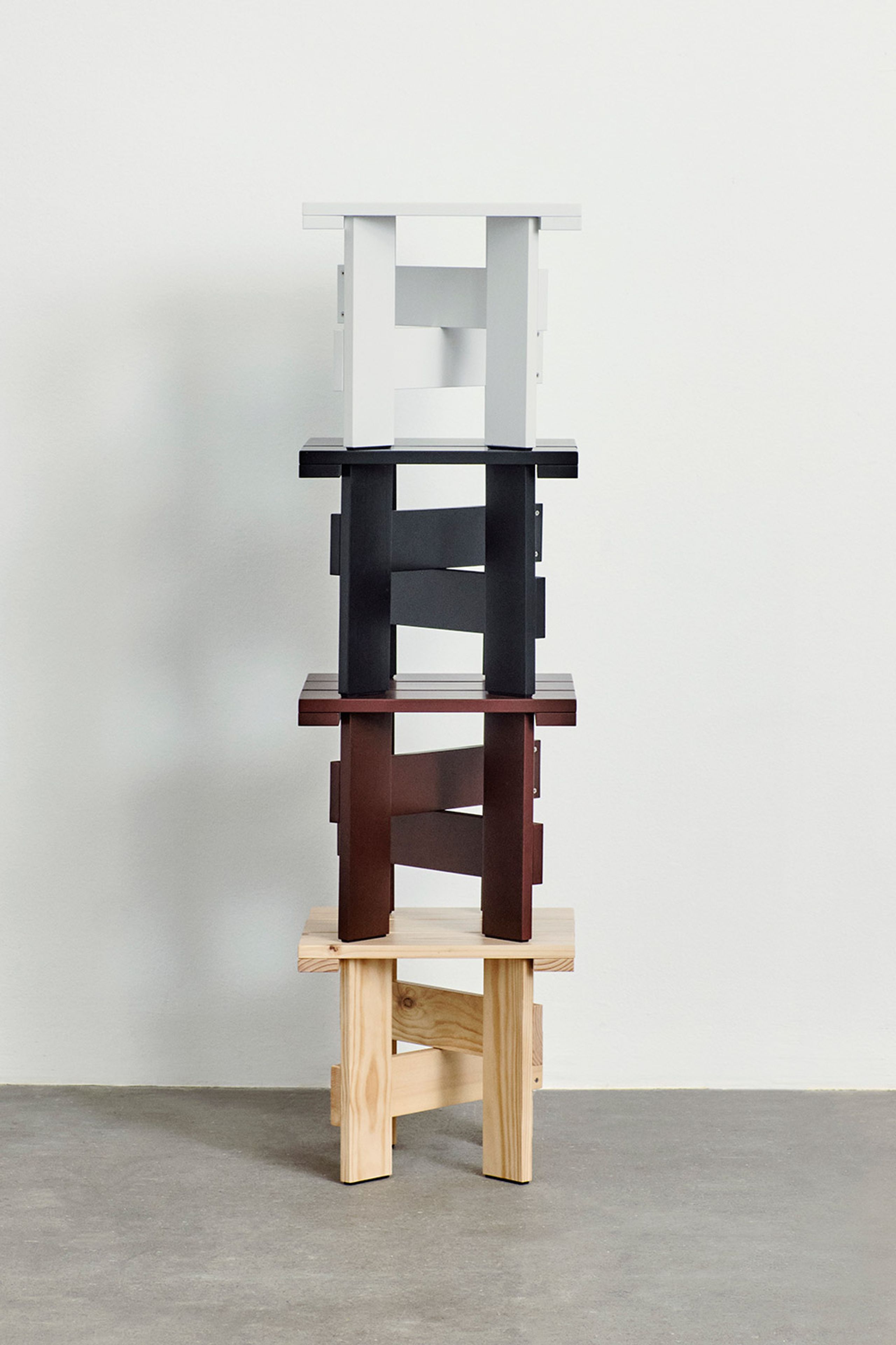 HAY - Side table - Crate Low Table - White