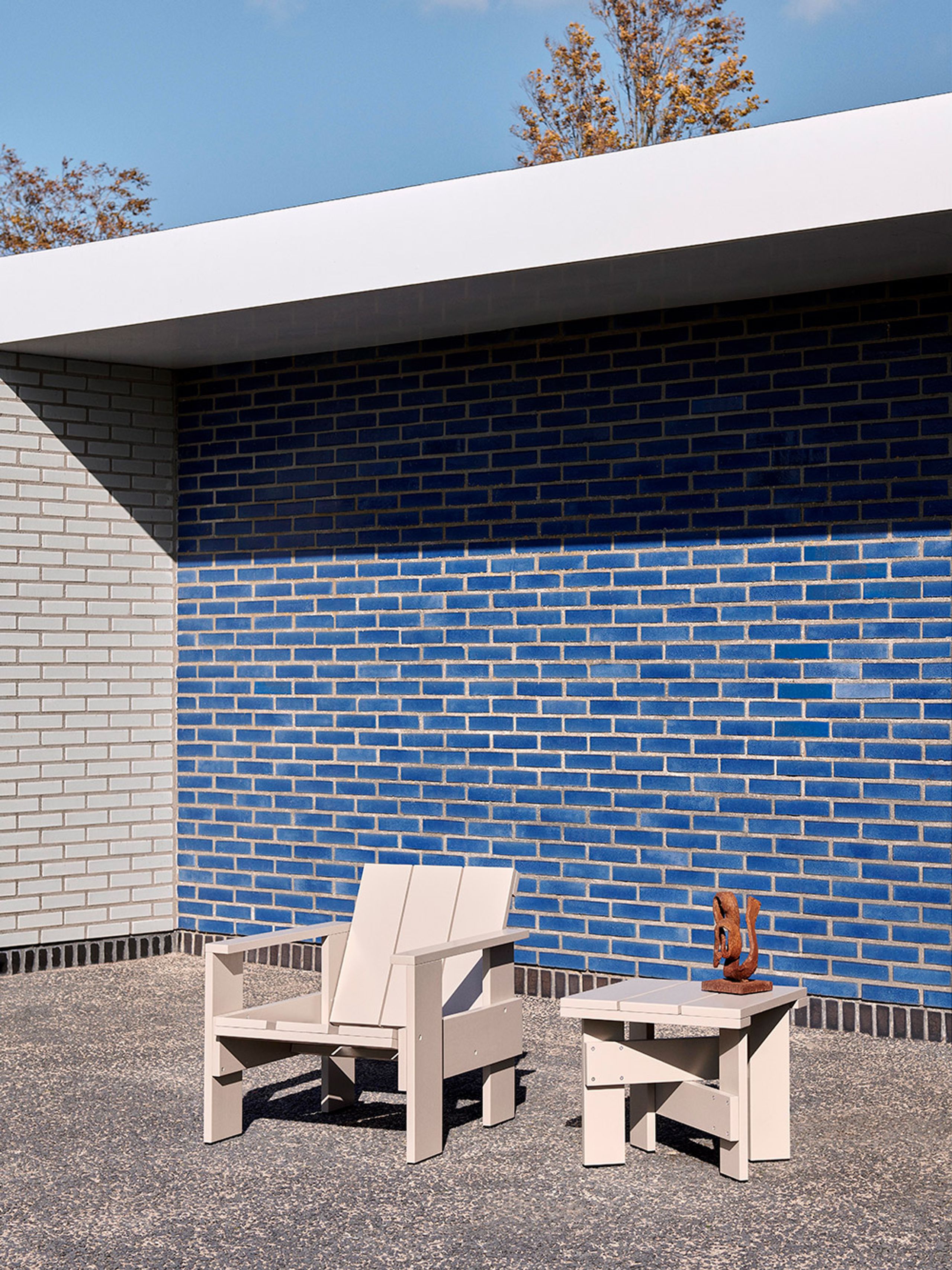 HAY - Side table - Crate Low Table - White