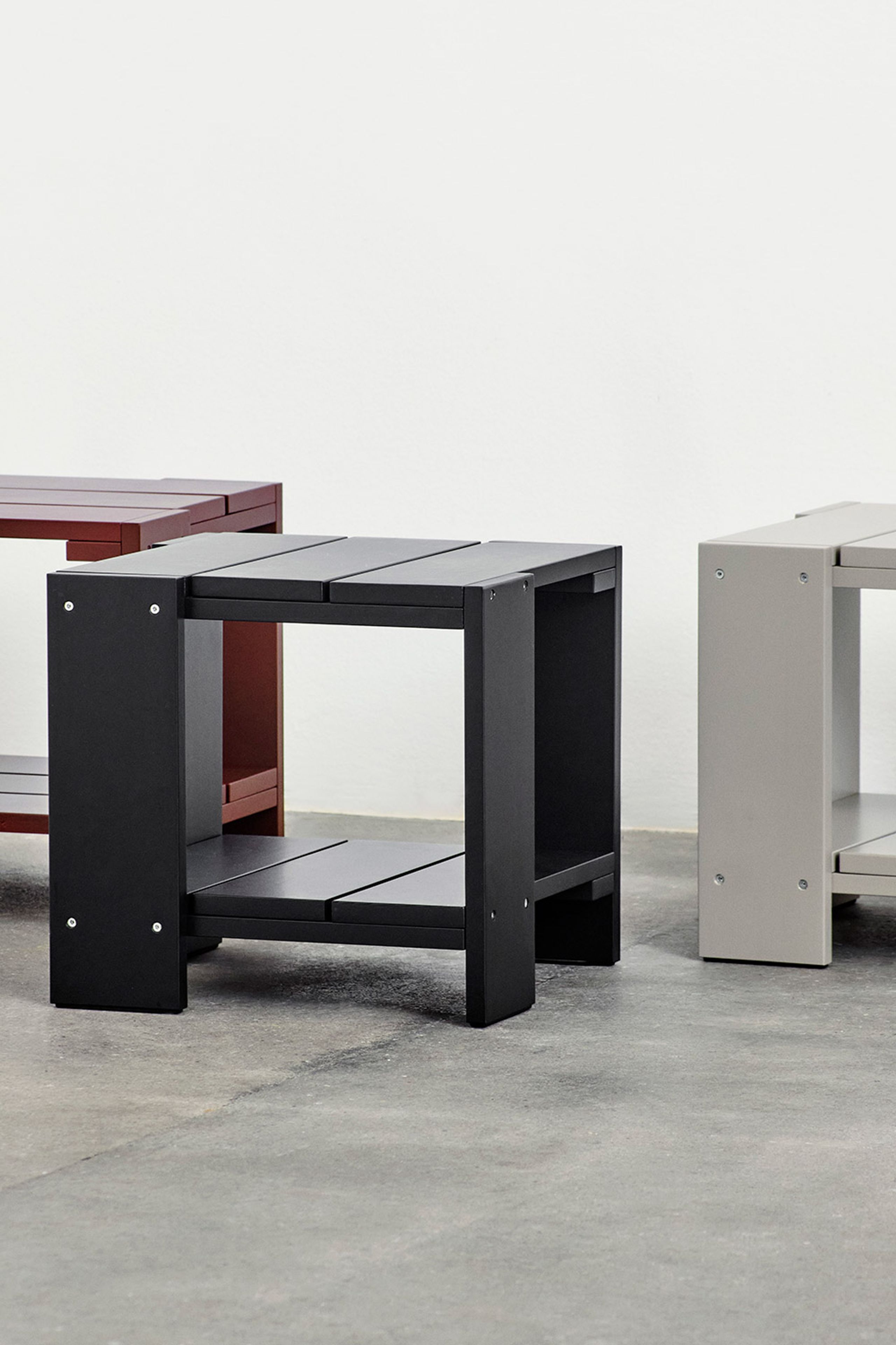 HAY - Sidebord - Crate Side Table - Iron Red