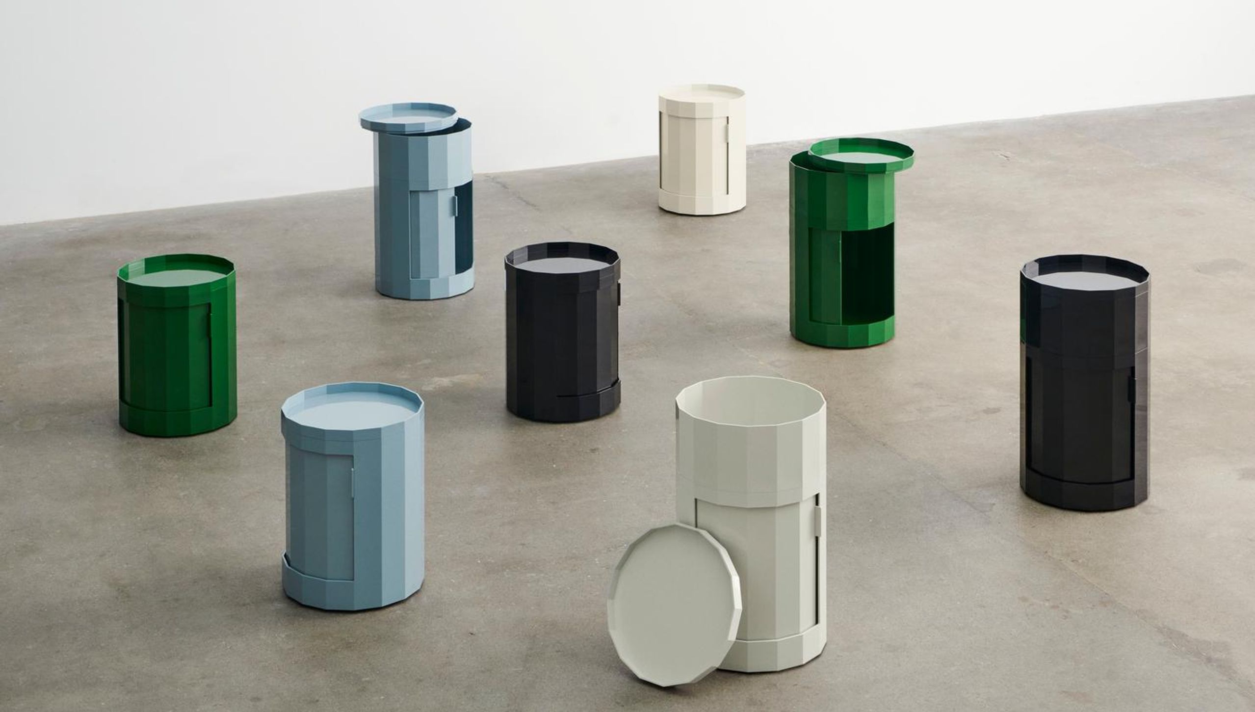 HAY - Skab - Facet Cabinet High - Eggshell