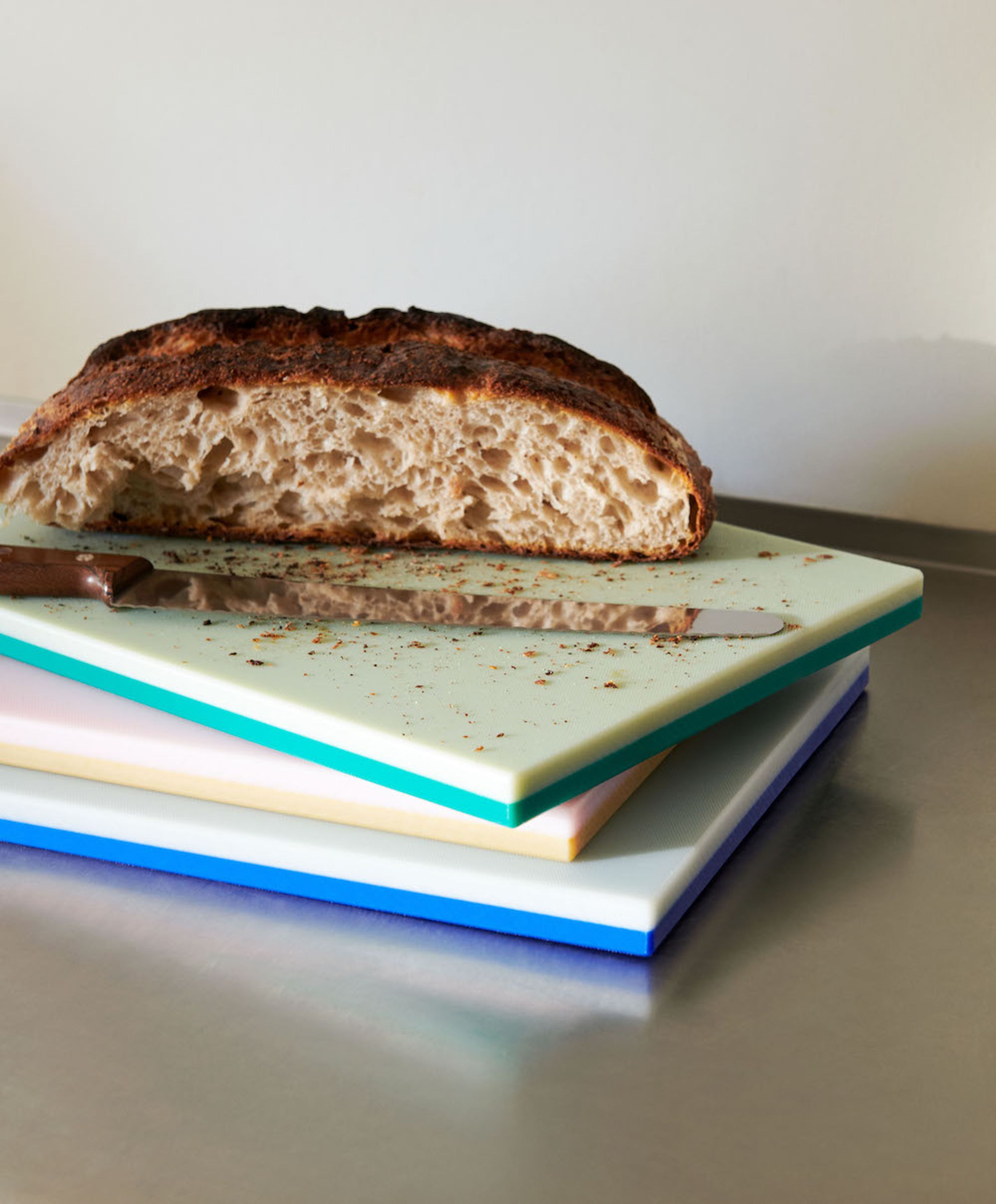 HAY - Tábua de corte - Half & Half Chopping Board - Blue - Large