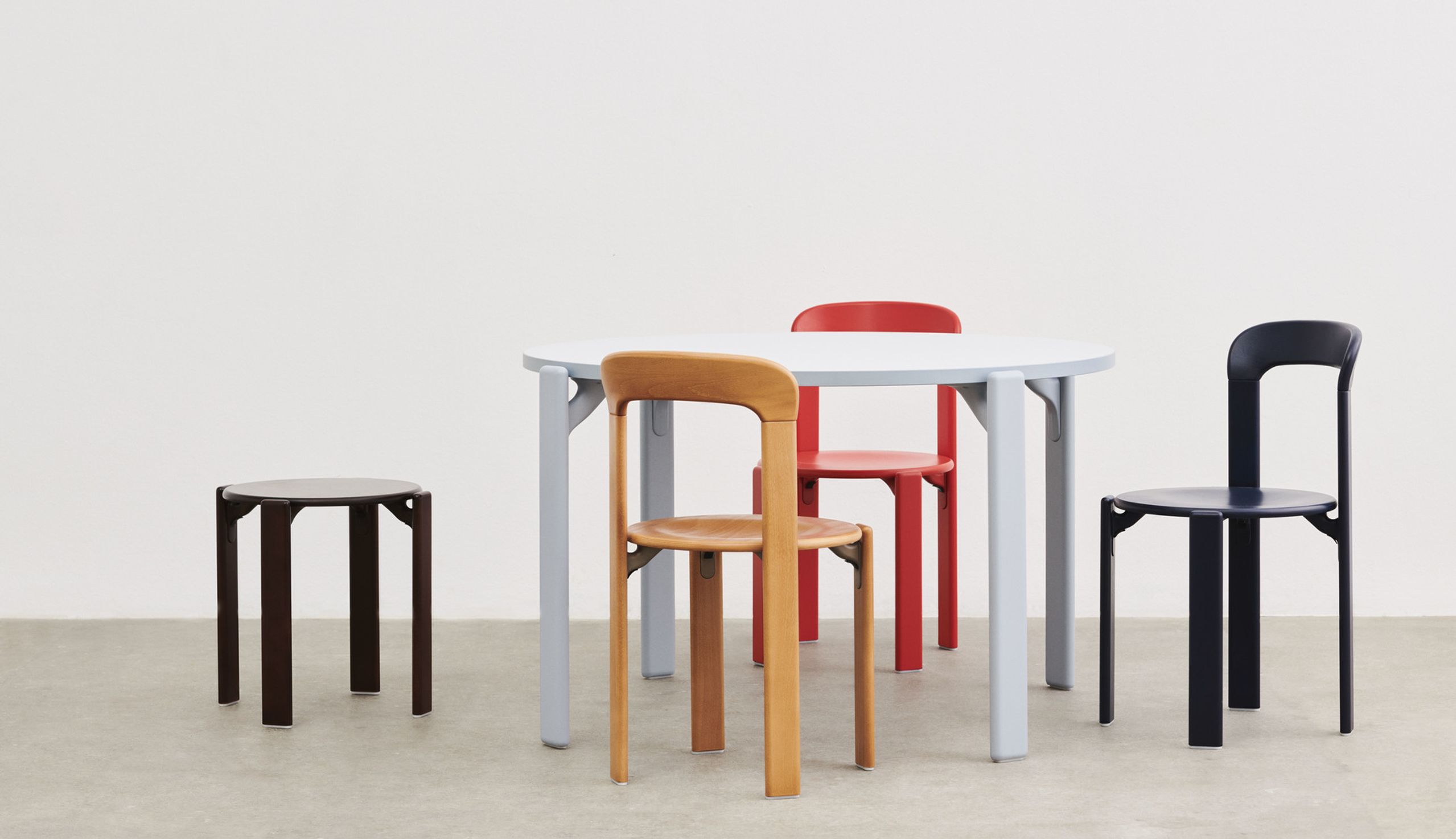 HAY - Stool - Rey stool - Deep black