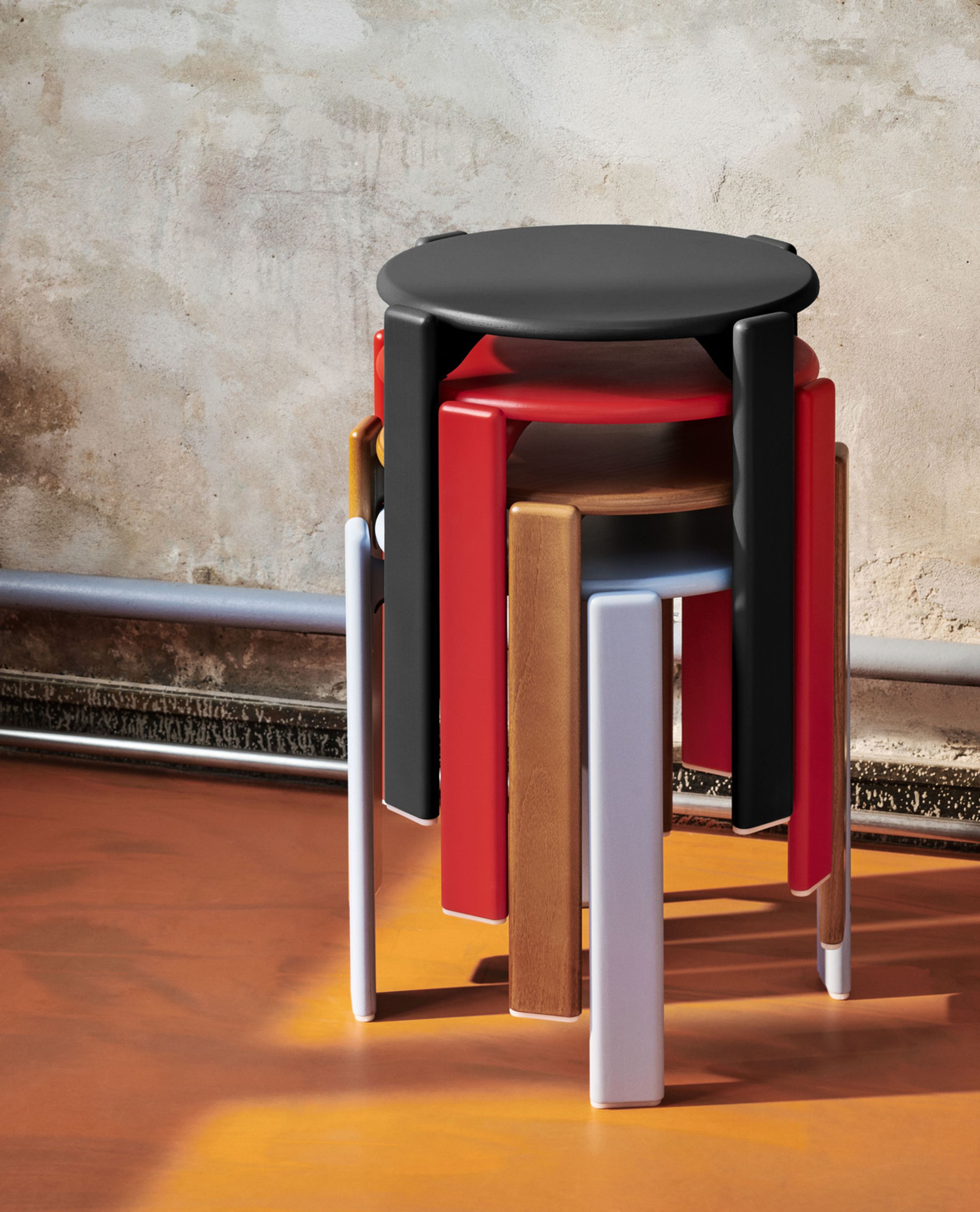 HAY - Stool - Rey stool - Deep black