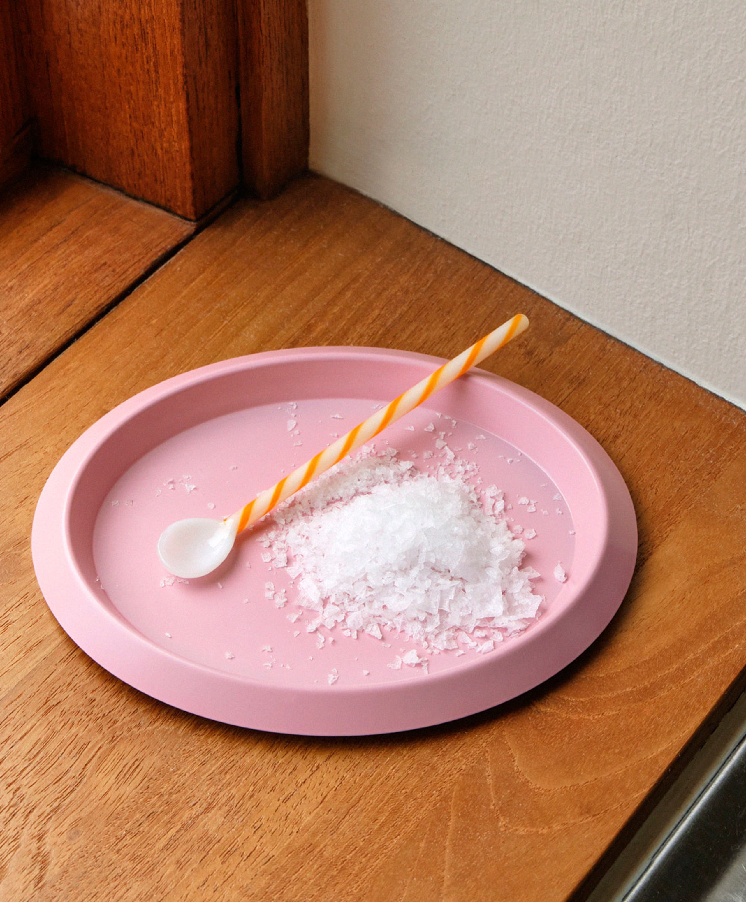 HAY - Spoons - Glass Spoons - Twist - Turquoise & Light Pink