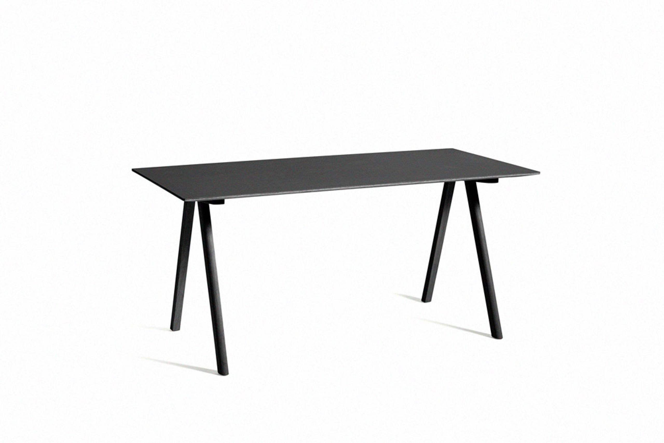 HAY - Bureau - CPH 10 Desk - Black Water-Based Lacquered Oak / Black