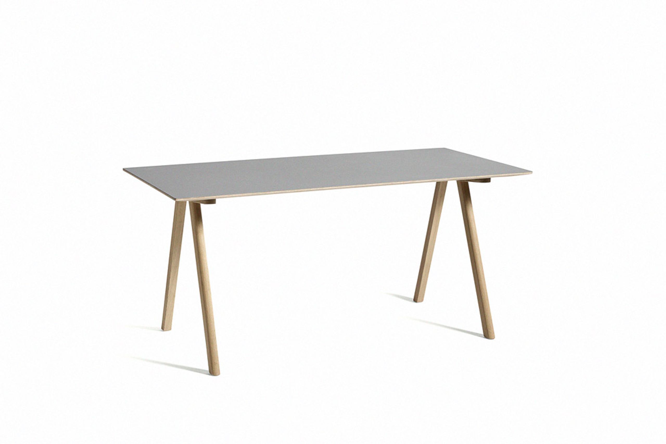 HAY - Escritório - CPH 10 Desk - Water-Based Lacquered Oak / Grey