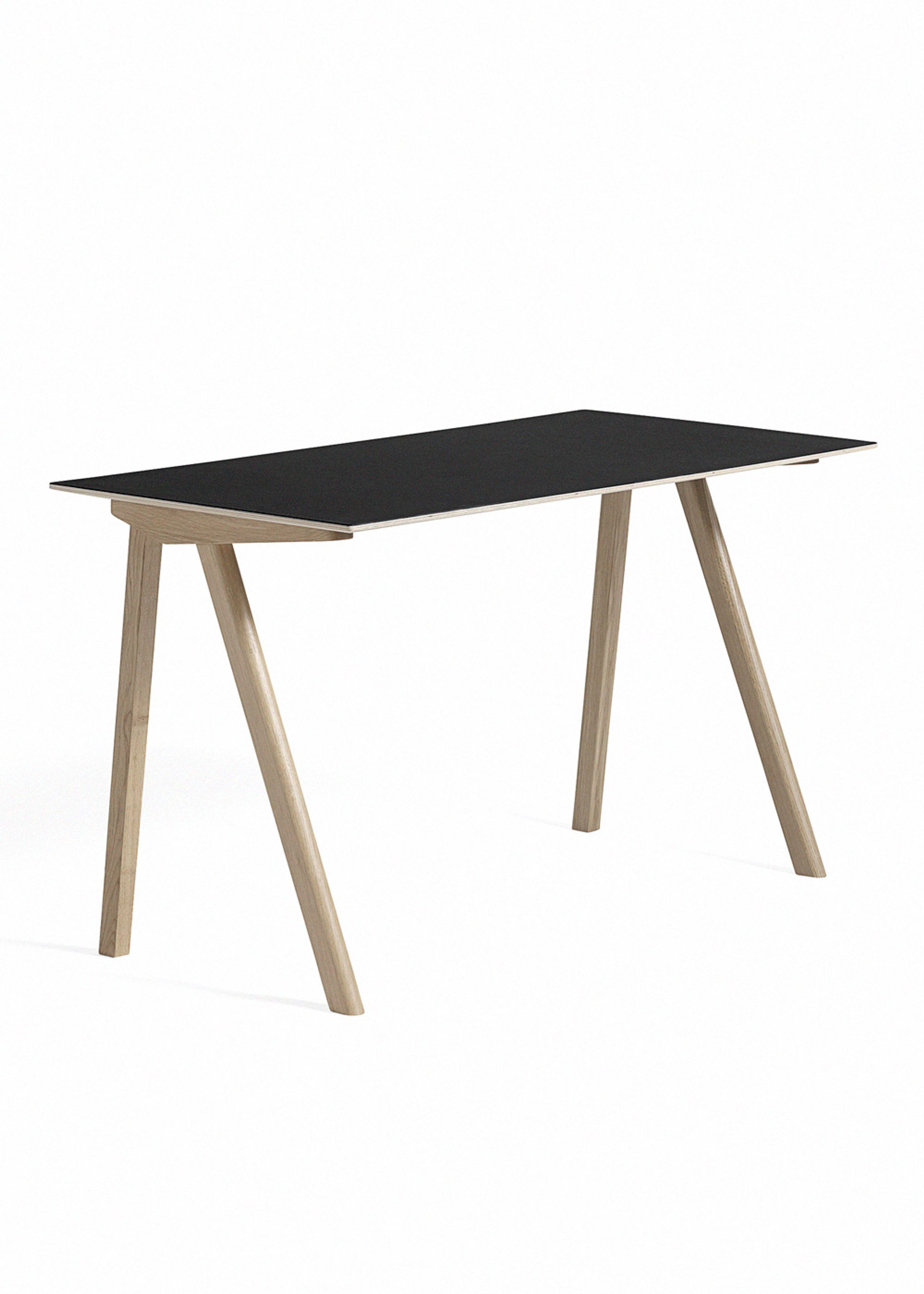 HAY - Skrivebord - CPH 90 Desk - Soaped Oak / Black