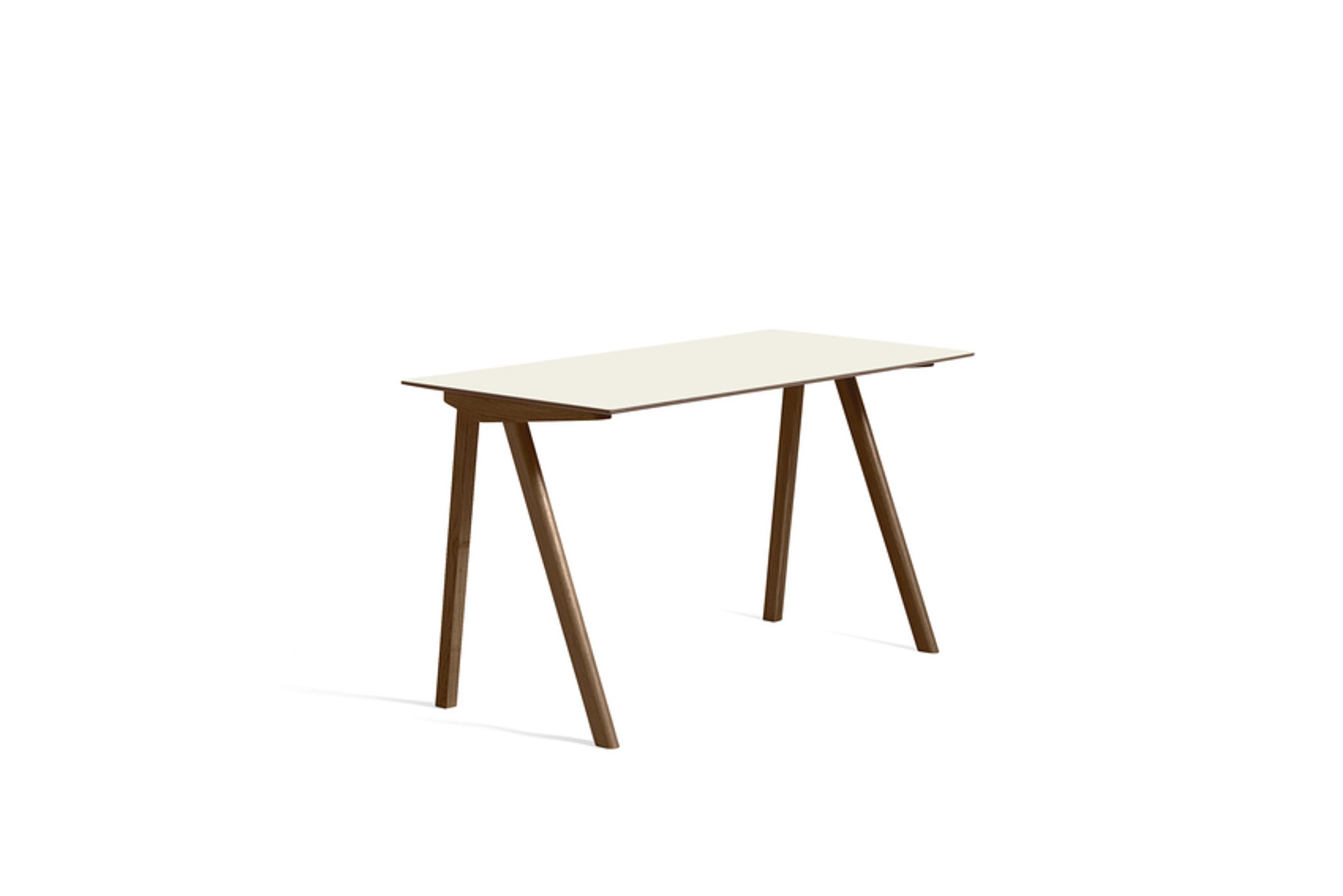 HAY - Skrivebord - CPH 90 Desk - Walnut Waster-Based Lacquered / Off White Linoleum