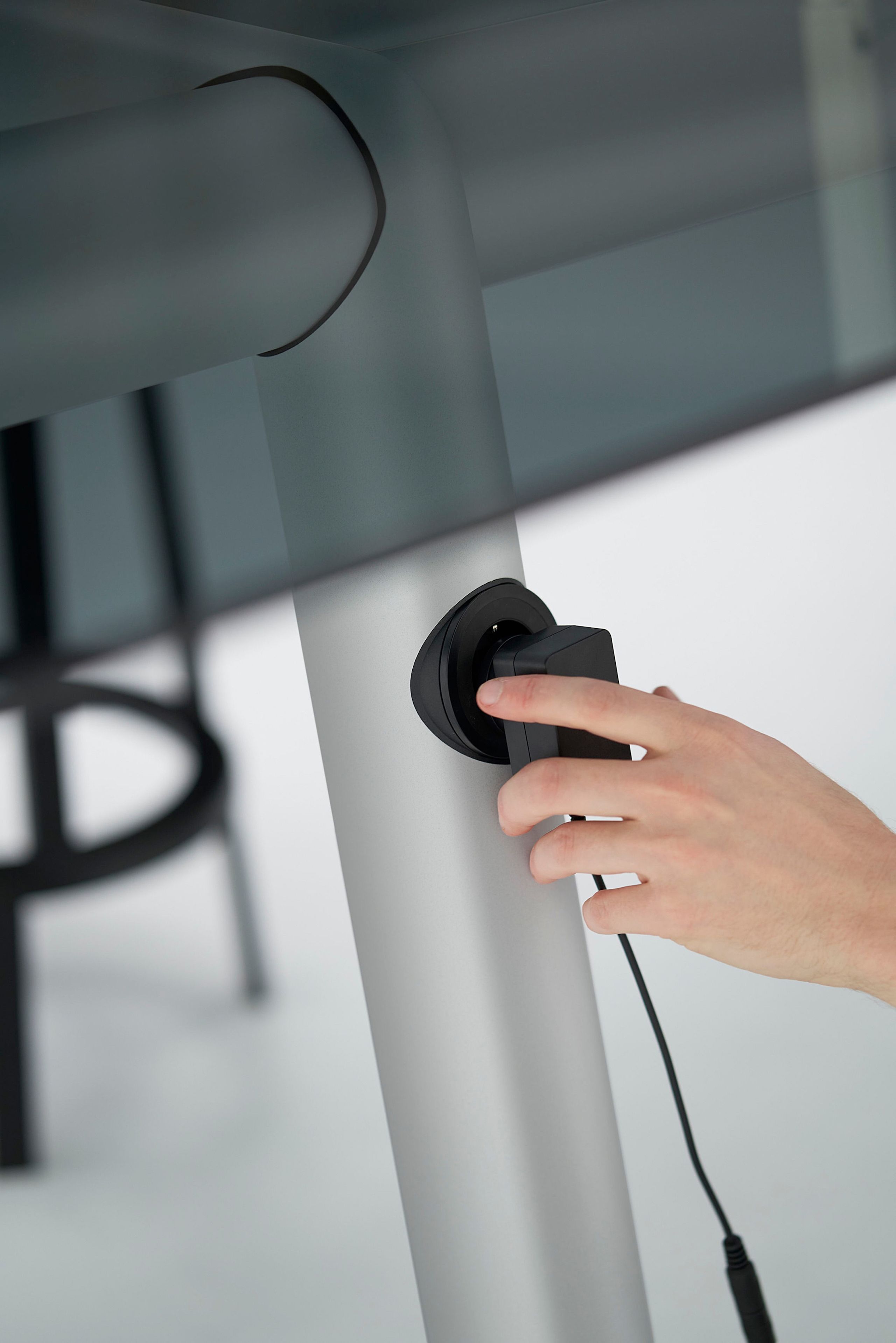 HAY - Desk - Boa Table - Dark Grey Linoleum