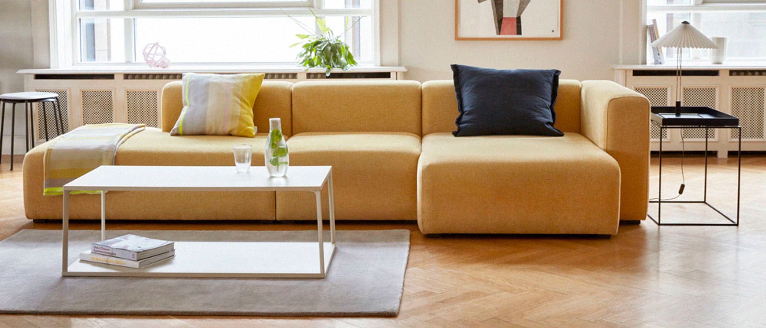 HAY - Couch - Mags Sofa / 3 Seater - Combination 1 / Hallingdal 130