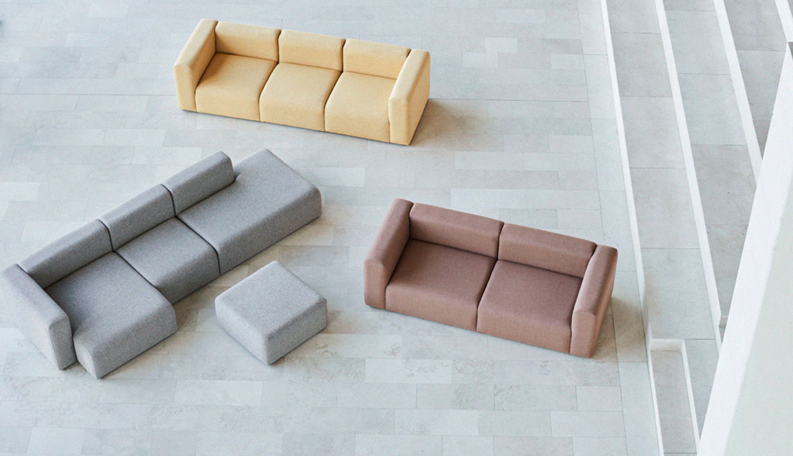 HAY - Couch - Mags Sofa / 3 Seater - Combination 4 / Hallingdal 116 (Left)