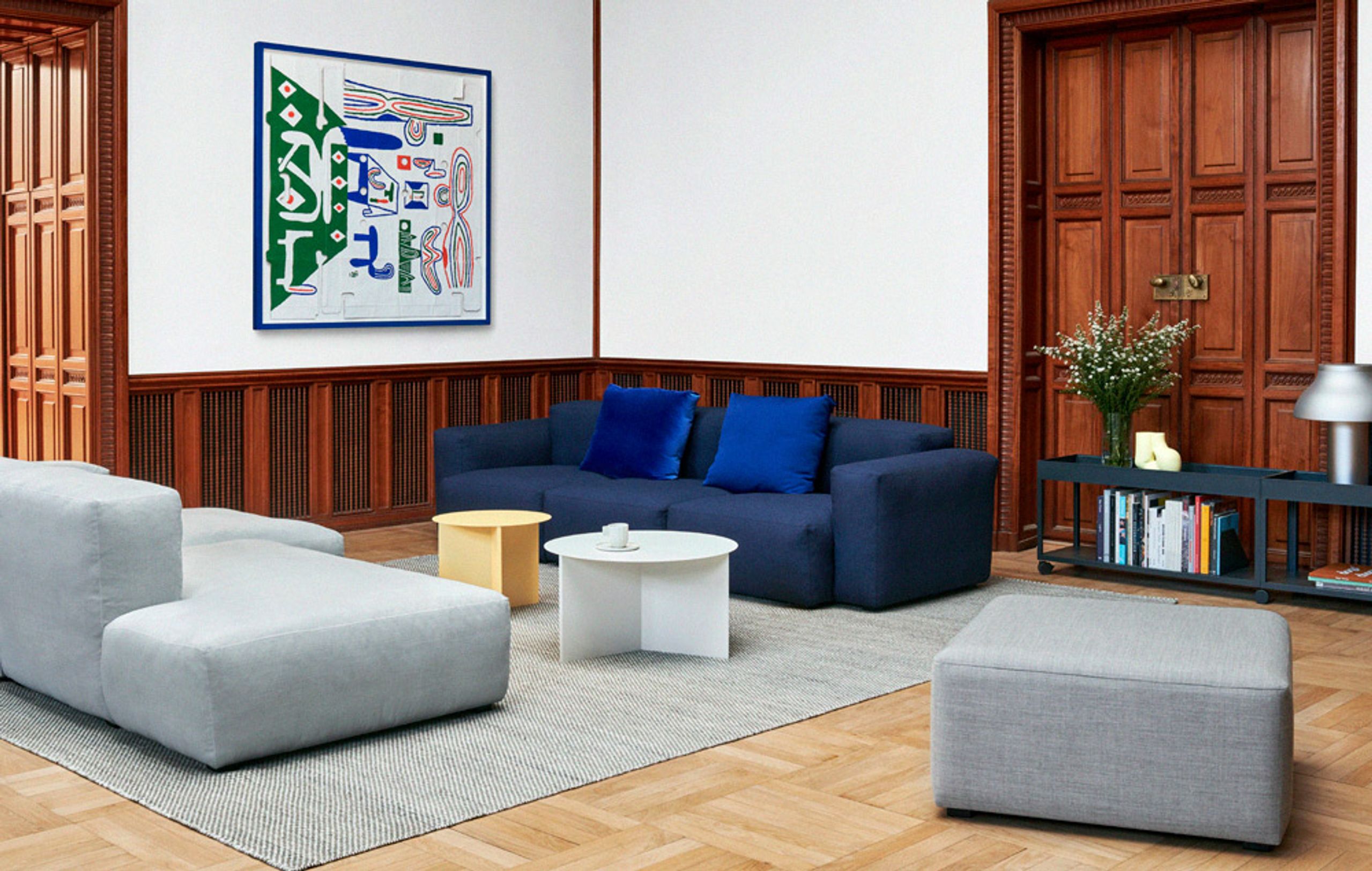 HAY - Sofa - Mags Soft Sofa Low Armrest / 2.5 Seater - Combination 1 / Bolgheri LGG60