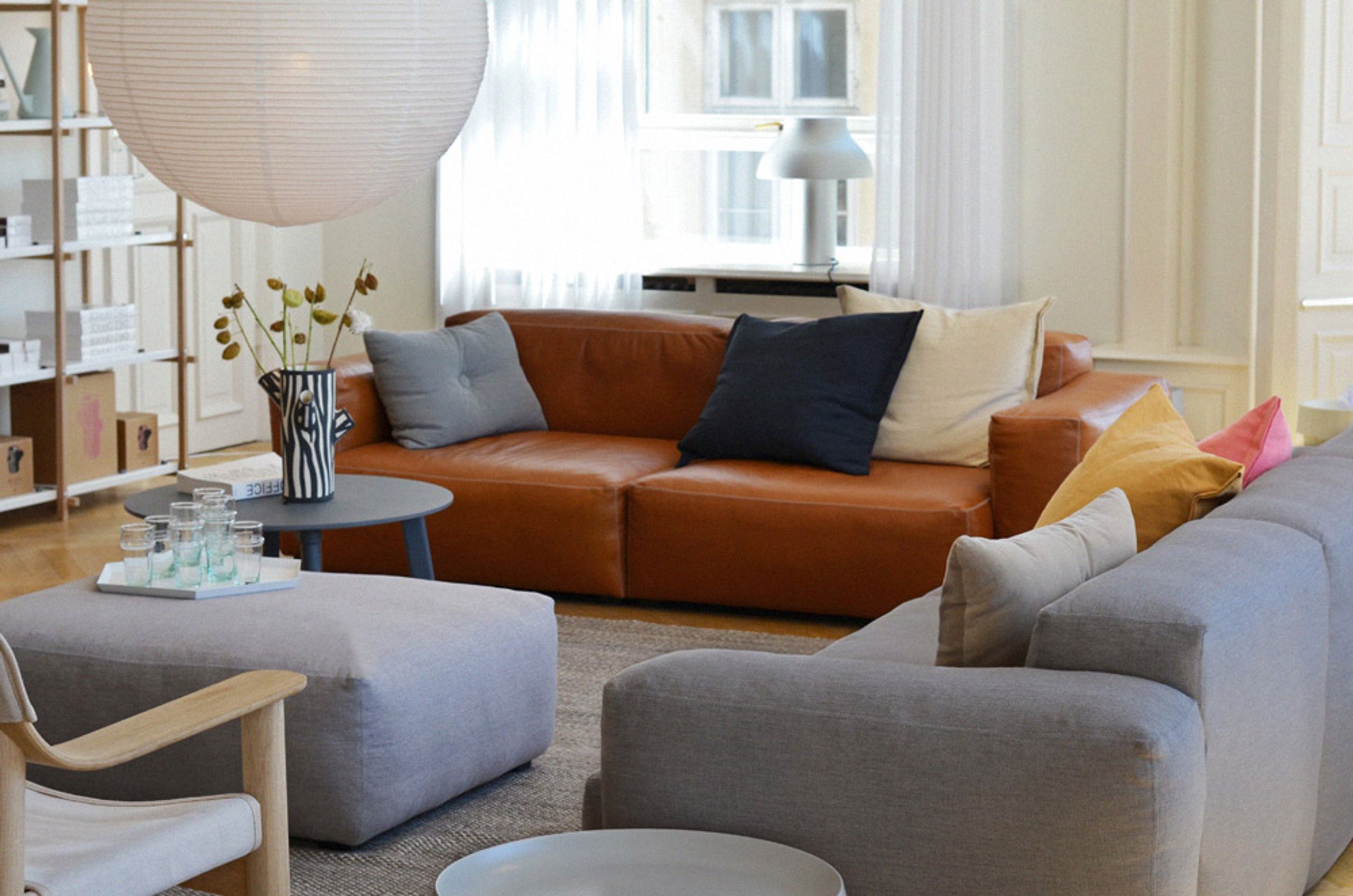 HAY - Sofa - Mags Soft Sofa Low Armrest / 2.5 Seater - Combination 3 / Hallingdal 116